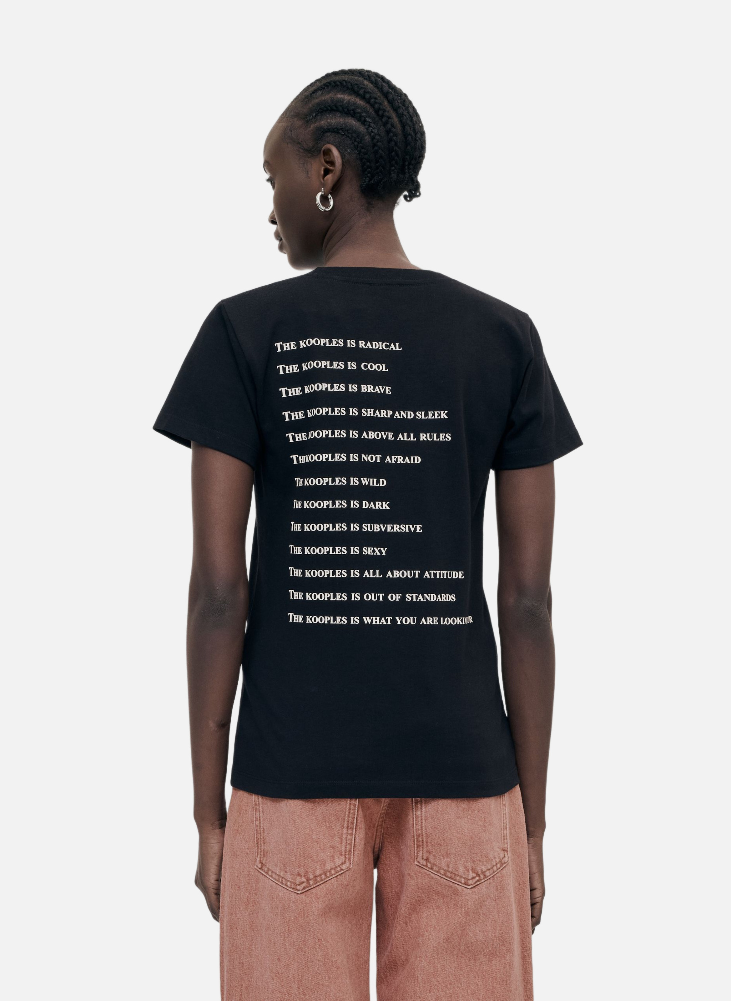 T-shirt THE KOOPLES Black