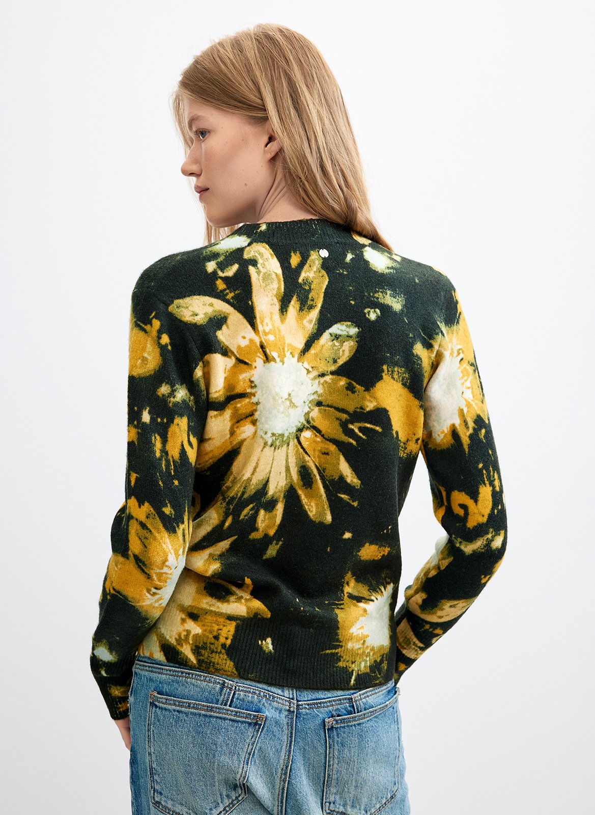 Tee-shirt col rond imprimé DESIGUAL Noir