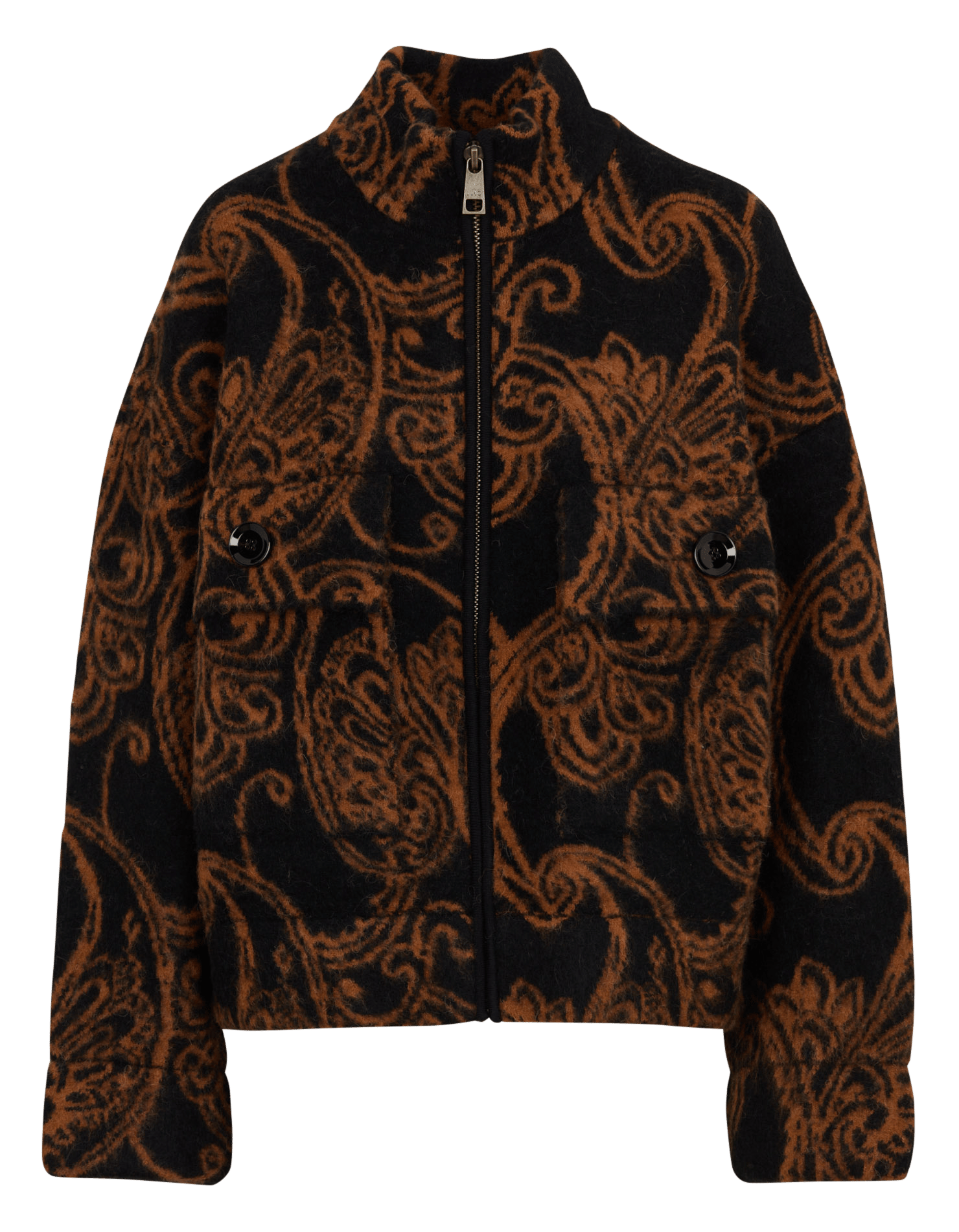 Bomber ample col montant zippé imprimé LIU JO Multicolore