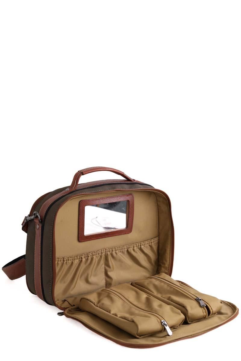 Toiletry bag LONGCHAMP - Seconde Main Khaki