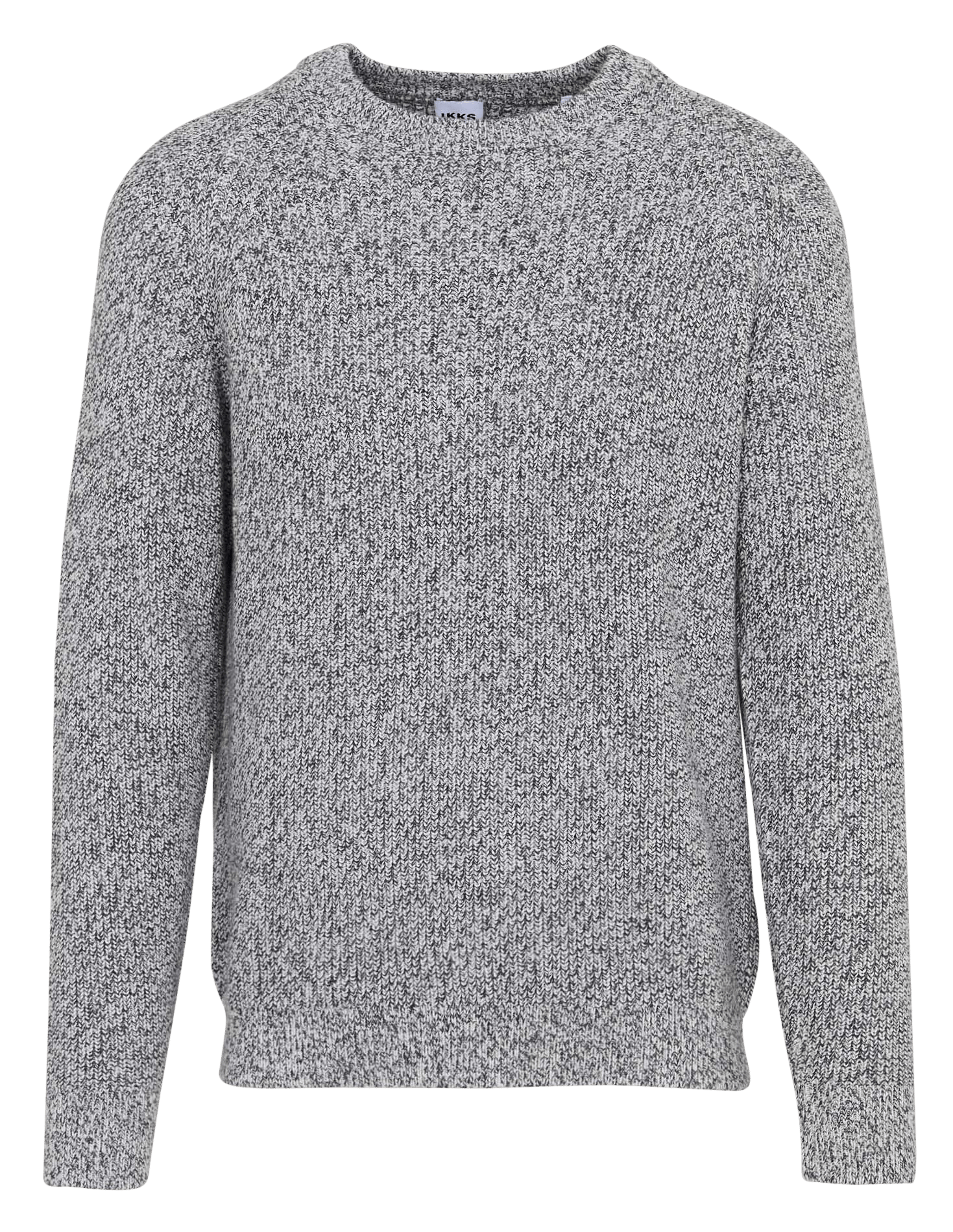 Gerade geschnittener Pullover aus Baumwoll-Mix IKKS Grau