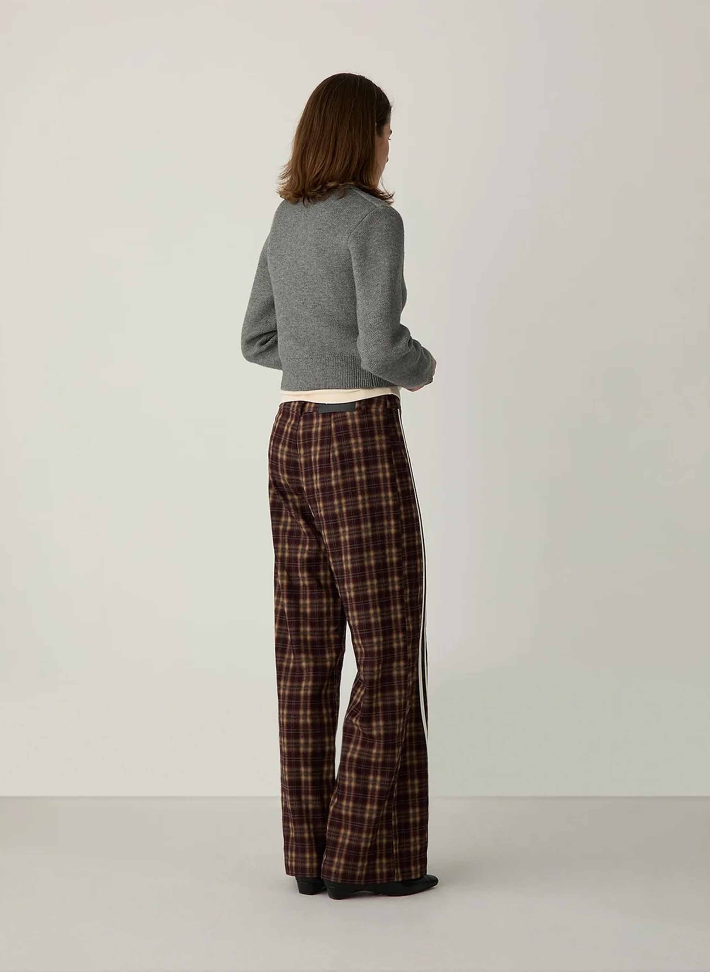 Short plain straight-cut cardigan LAAGAM Grey