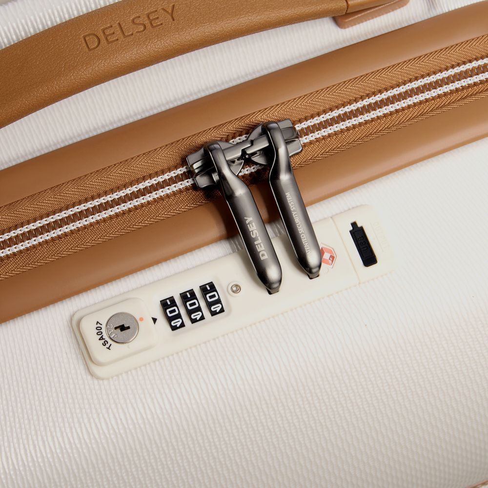 Rigid cabin suitcase DELSEY PARIS Beige