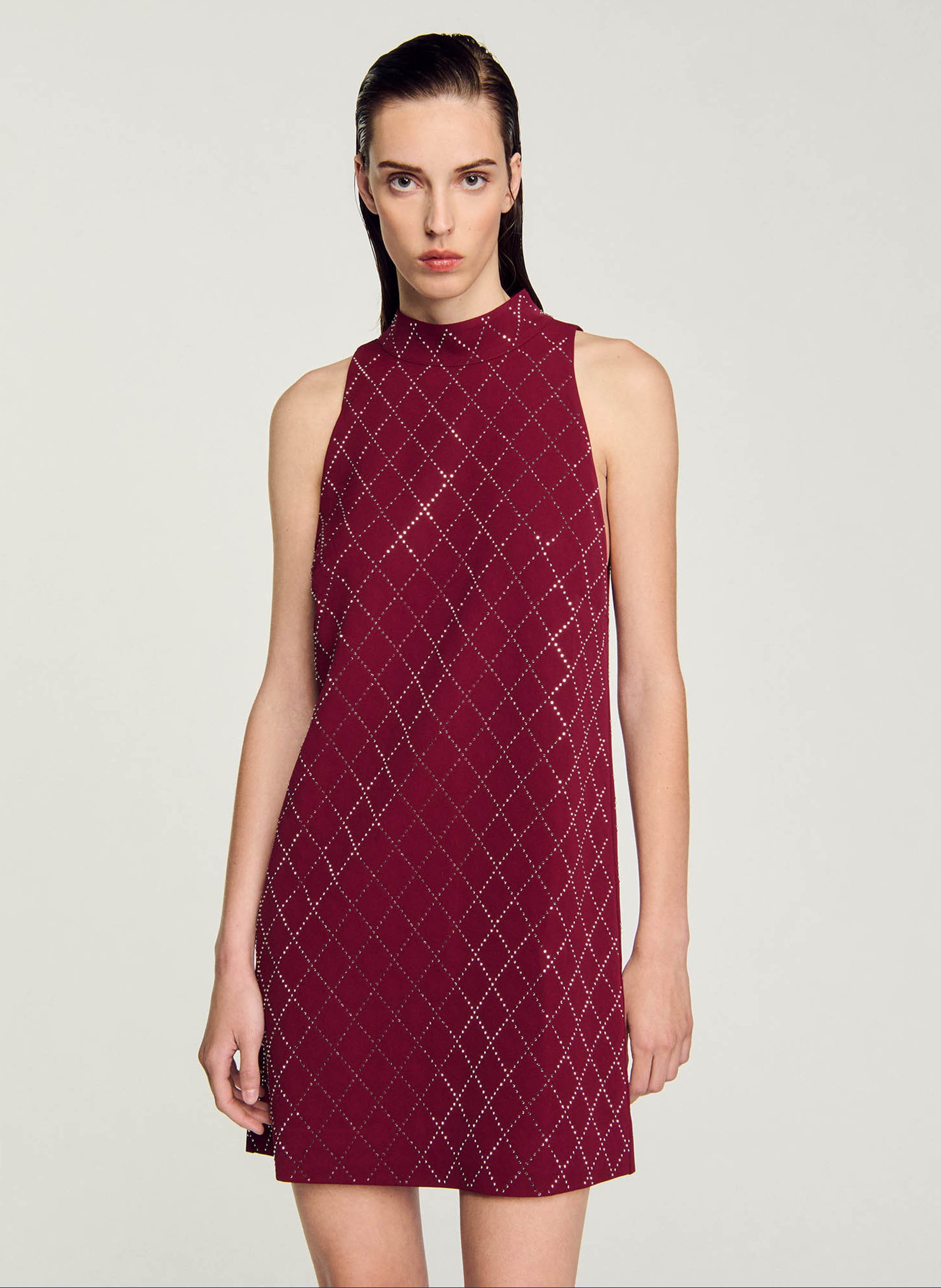 Sandro red dress online