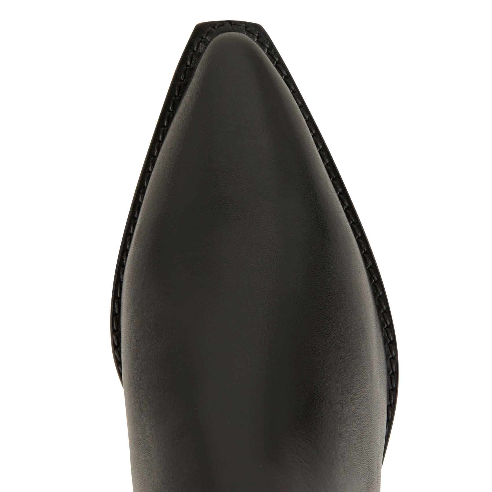 Cowboy boots with leather heels IKKS Black