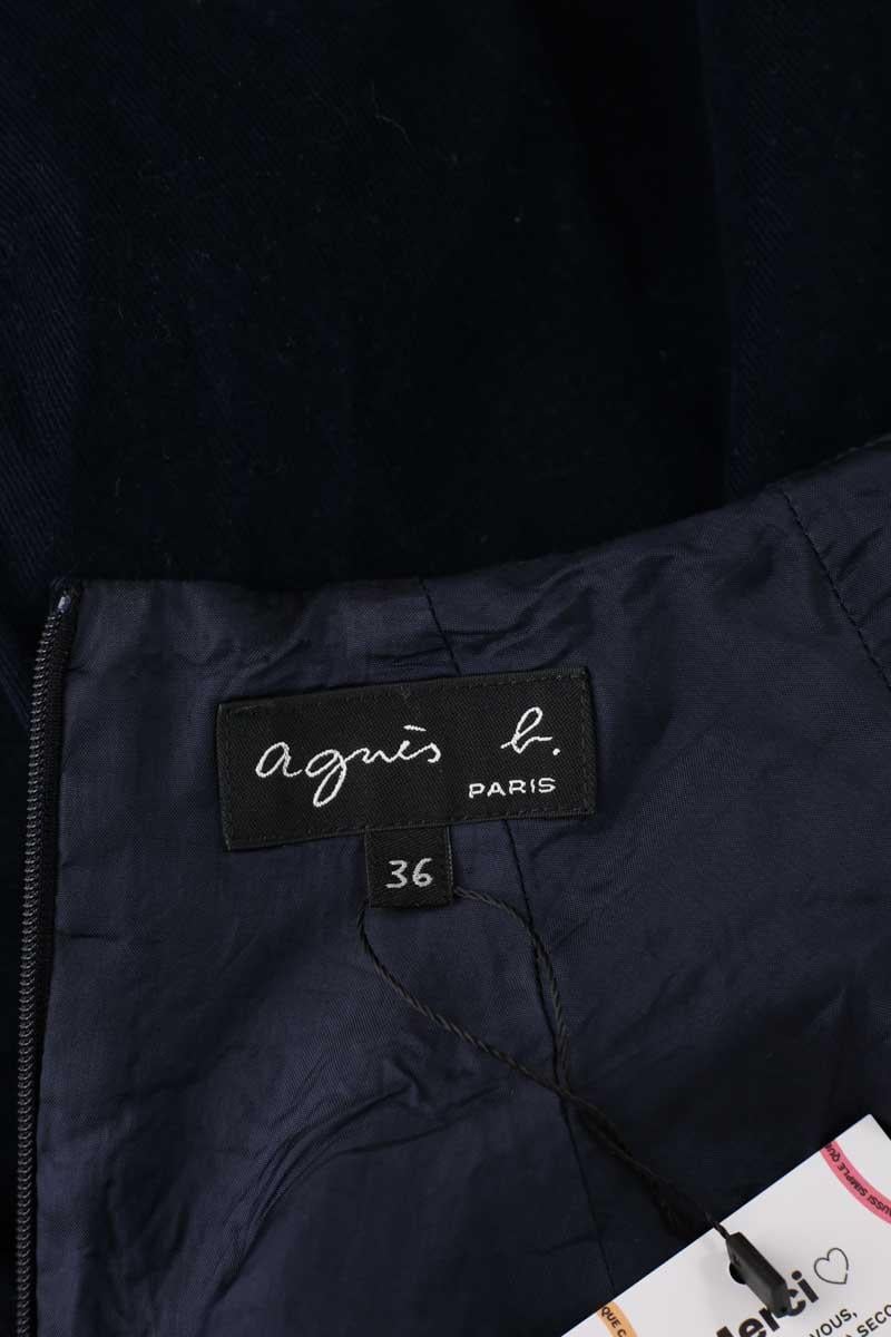 Cotton dress AGNES B. - Seconde Main Blue