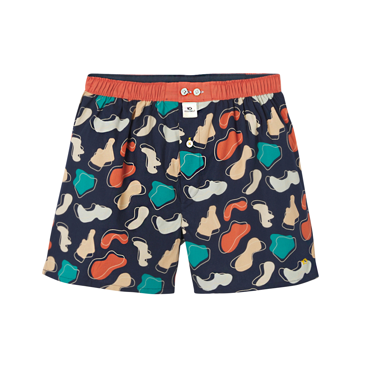 Organic cotton boxer shorts BILLYBELT Blue