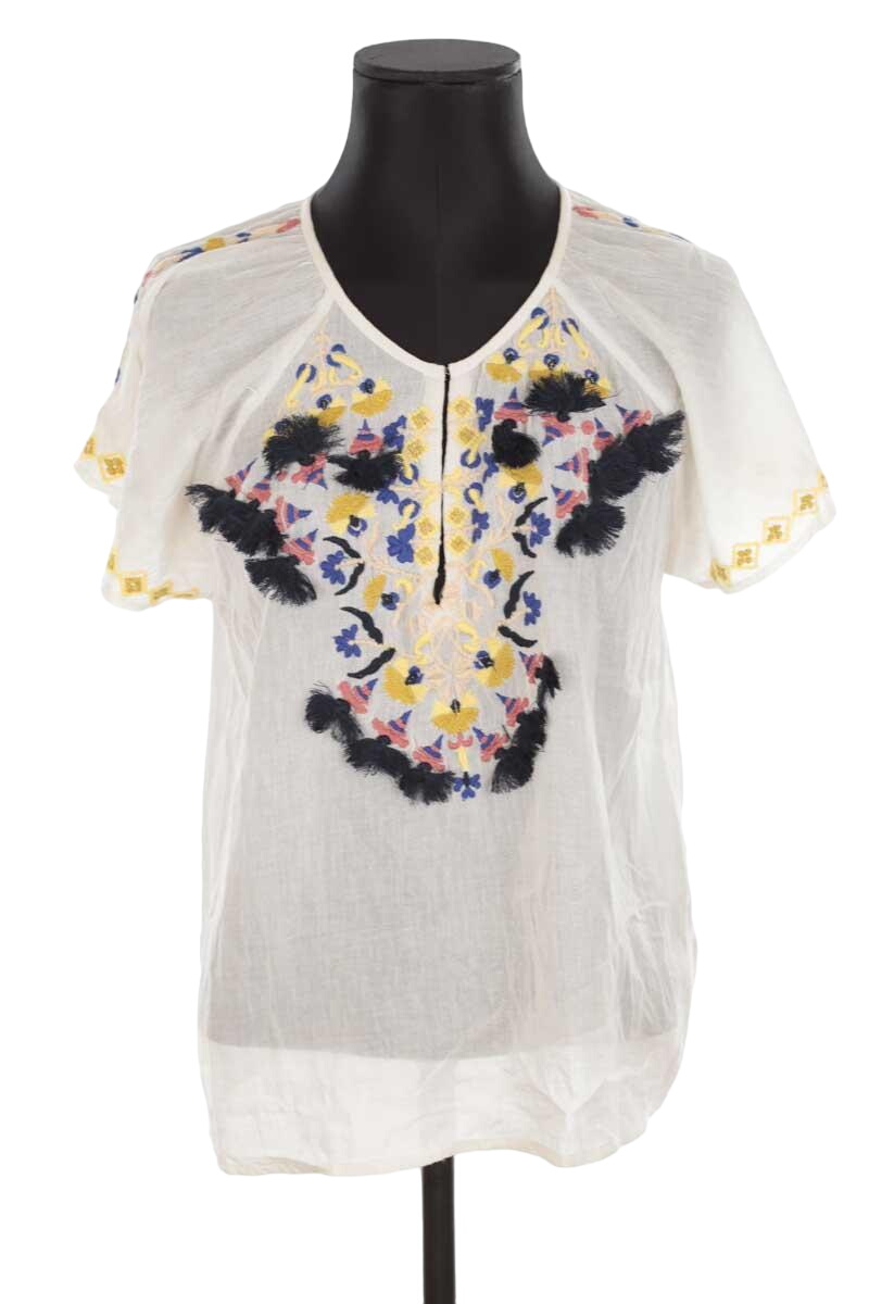 Cotton blouse ANTIK BATIK - Seconde Main White