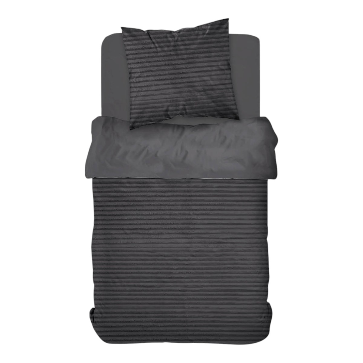Fleece bedding set TODAY LINGE DE MAISON Grey