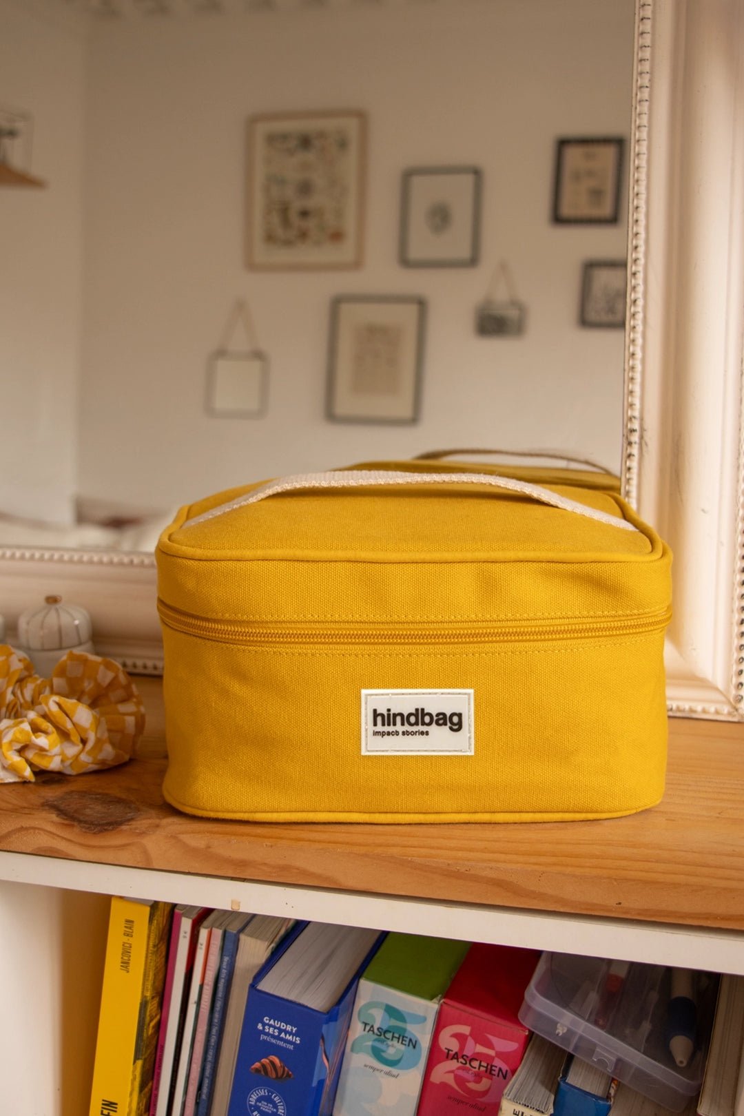Cotton toiletry bag HINDBAG Yellow