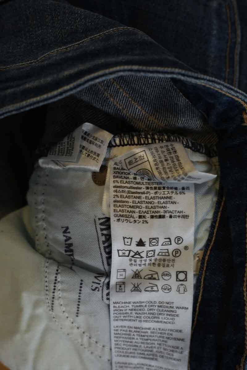 Cotton skinny jeans LEVI'S - Seconde main Blue