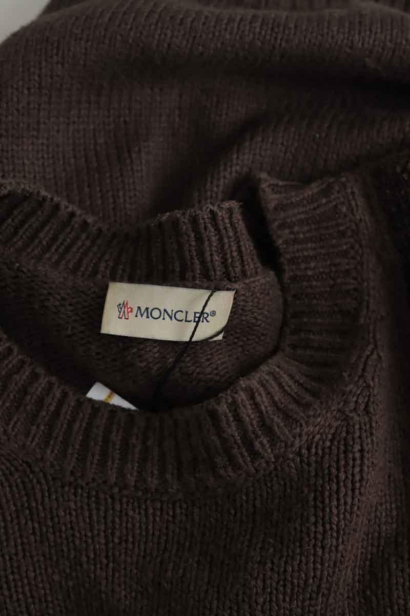 Wool sweater MONCLER - Seconde Main Brown