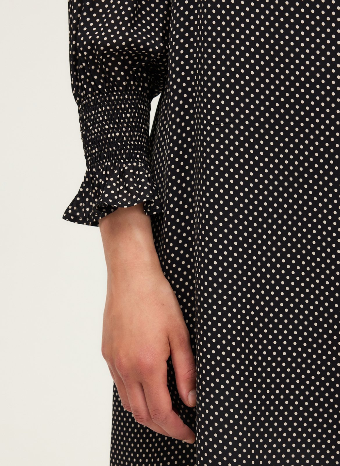 Robe courte imprimé PABLO Noir