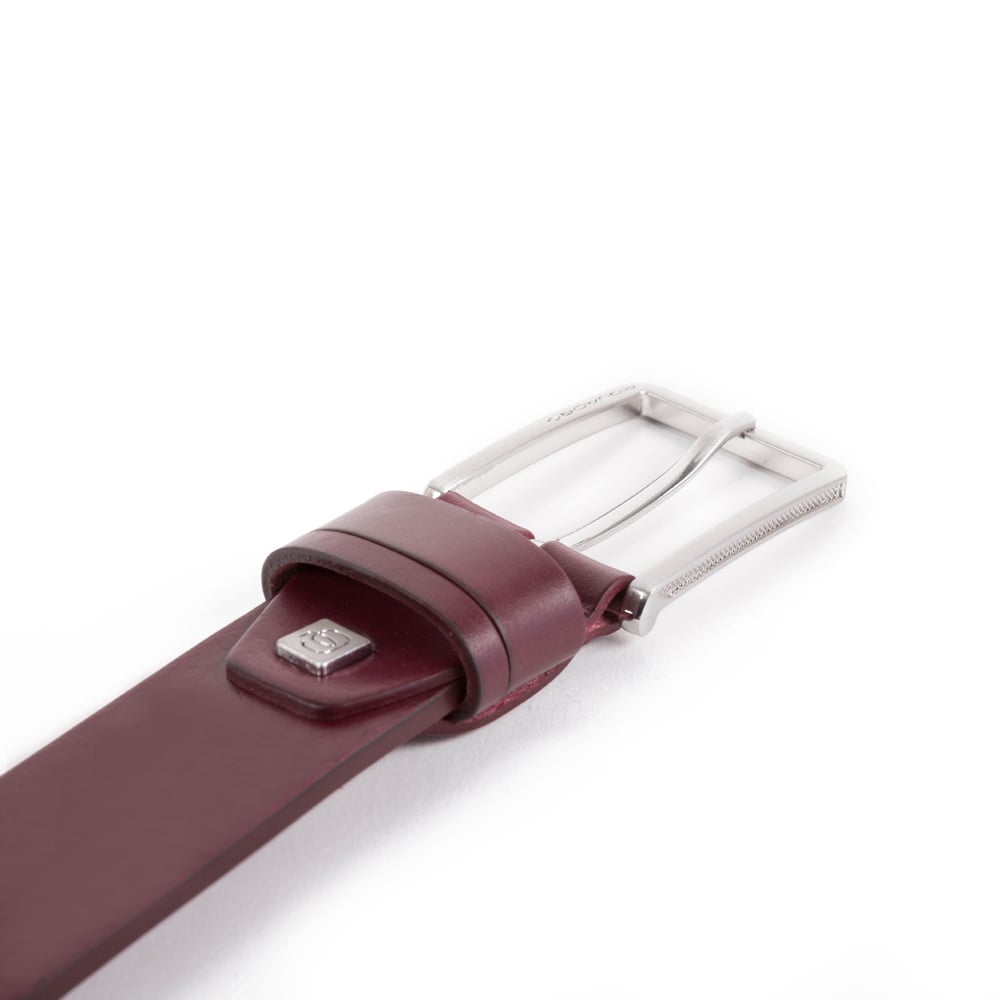 Men's belt with buckle-clasp PIQUADRO Blue