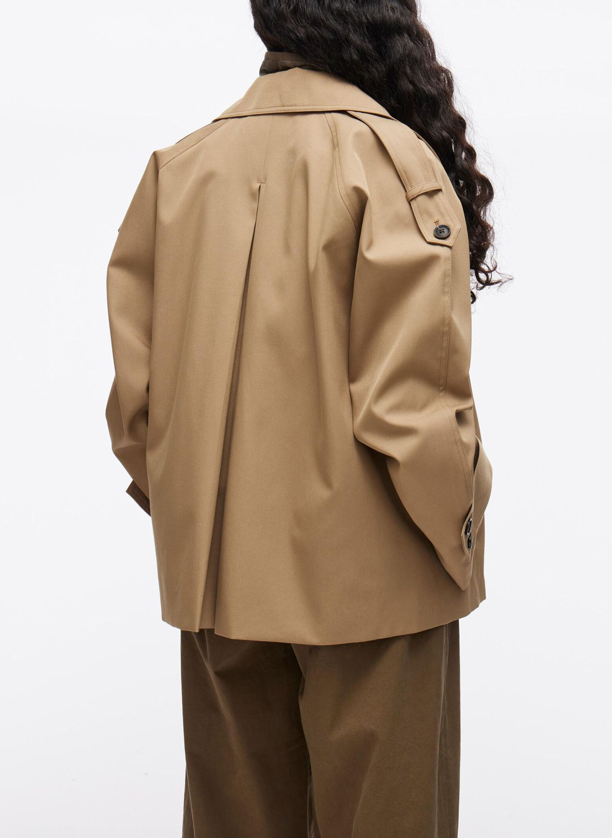 Trench droit ROUGE EDIT Marron