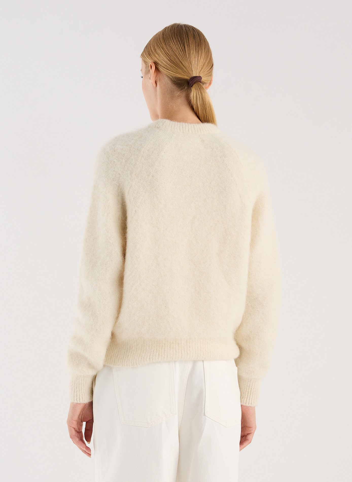 High-neck sweater SAISON 1865 Beige