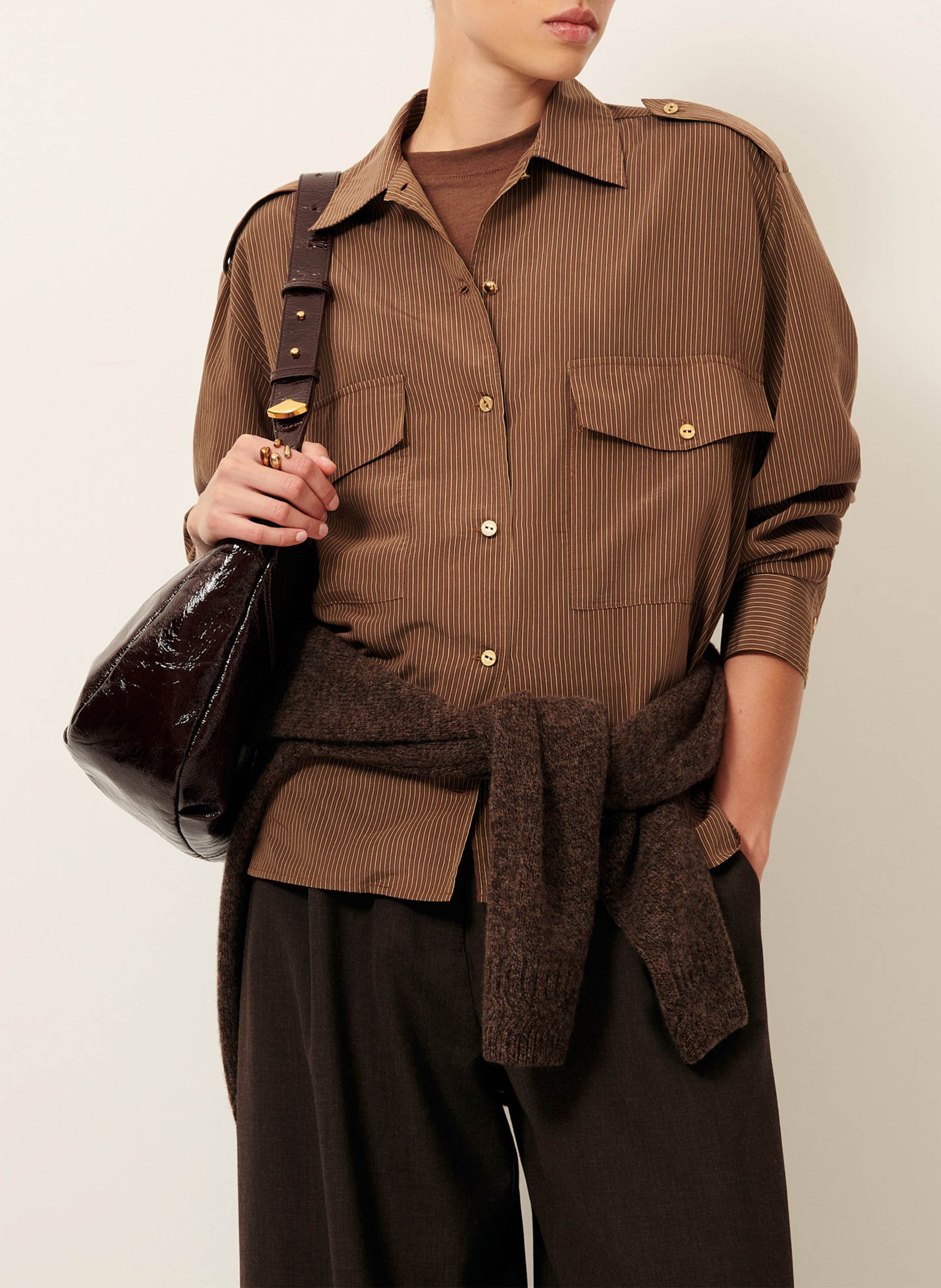 Chemise  col classique  SESSUN Beige