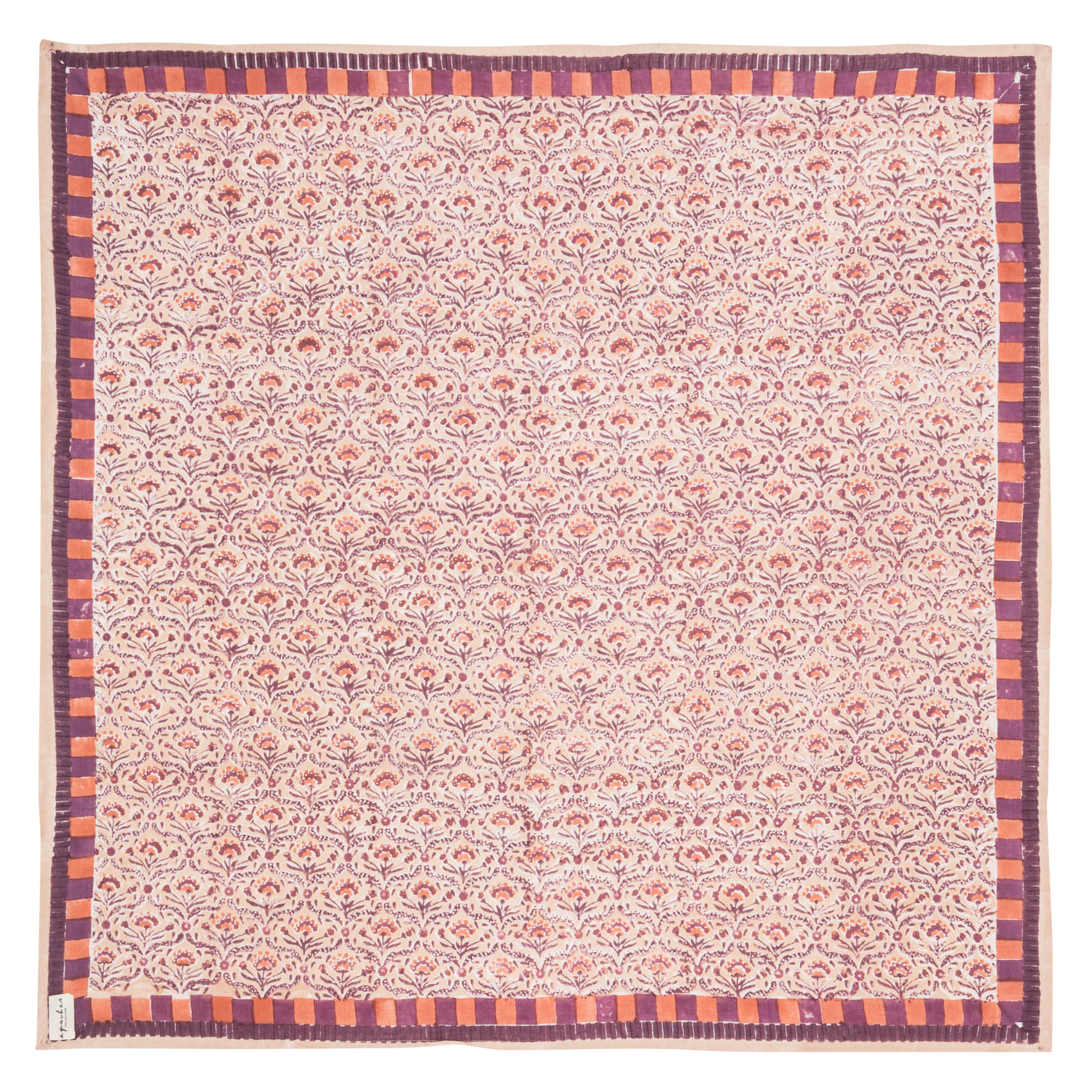 Cotton scarf APACHES COLLECTIONS Beige