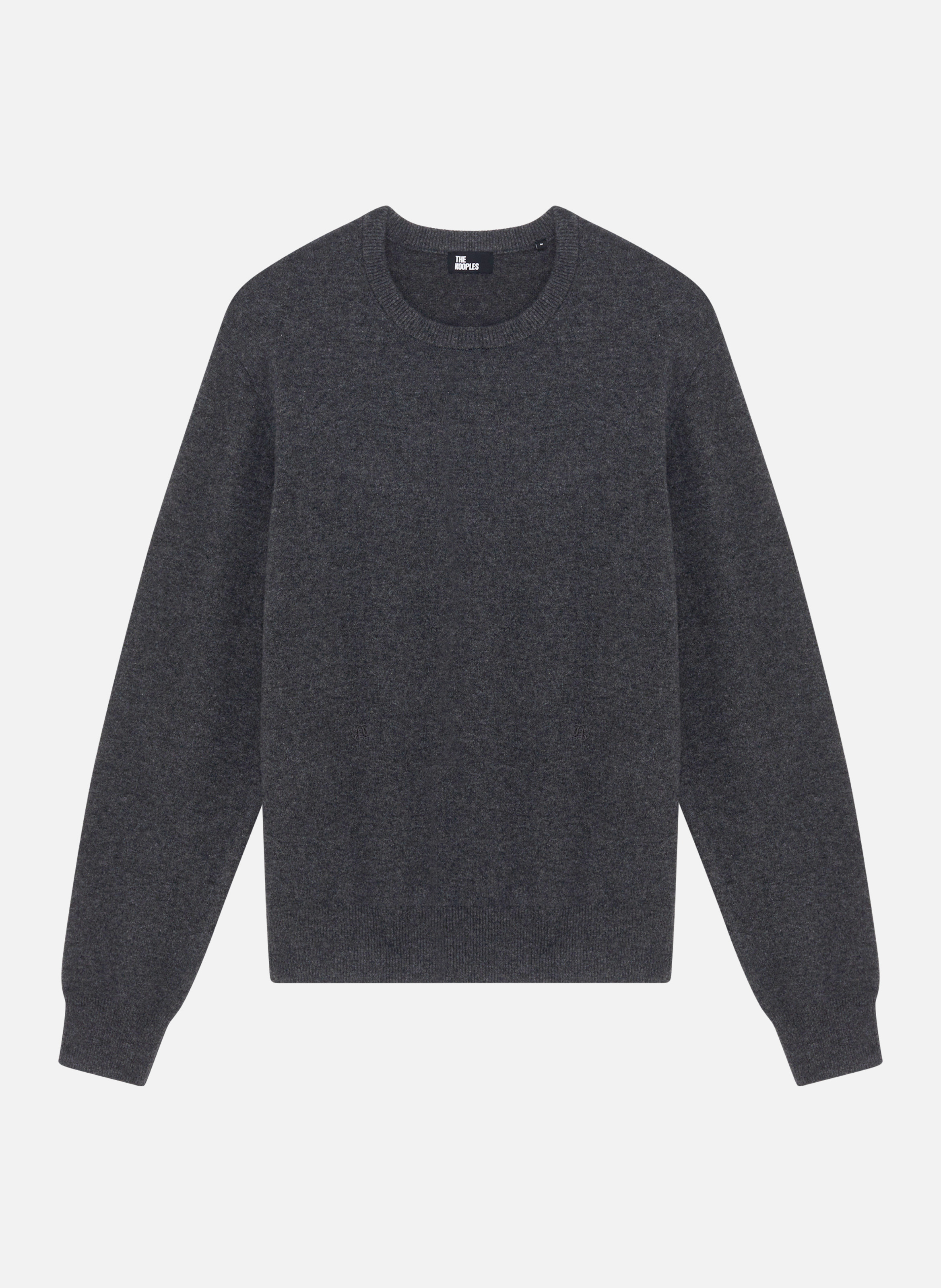 Belted cashmere sweater THE KOOPLES Grey