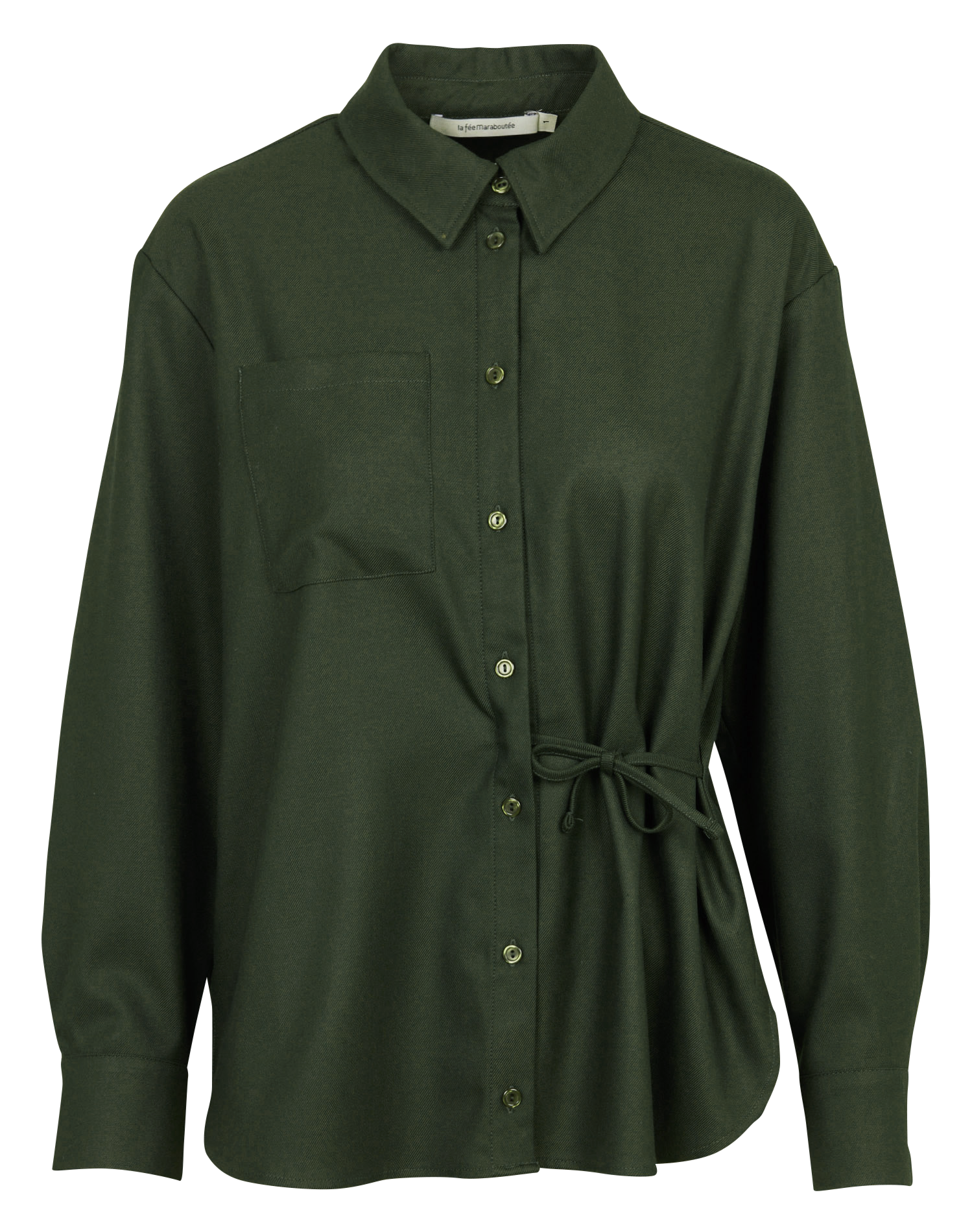 Chemise col classique  LA FEE MARABOUTEE Vert