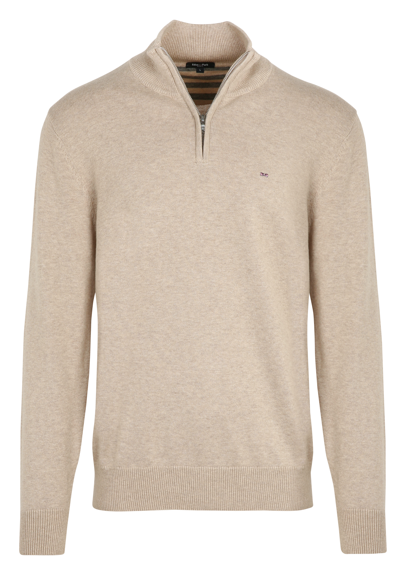 Pull col camionneur en laine mélangée EDEN PARK