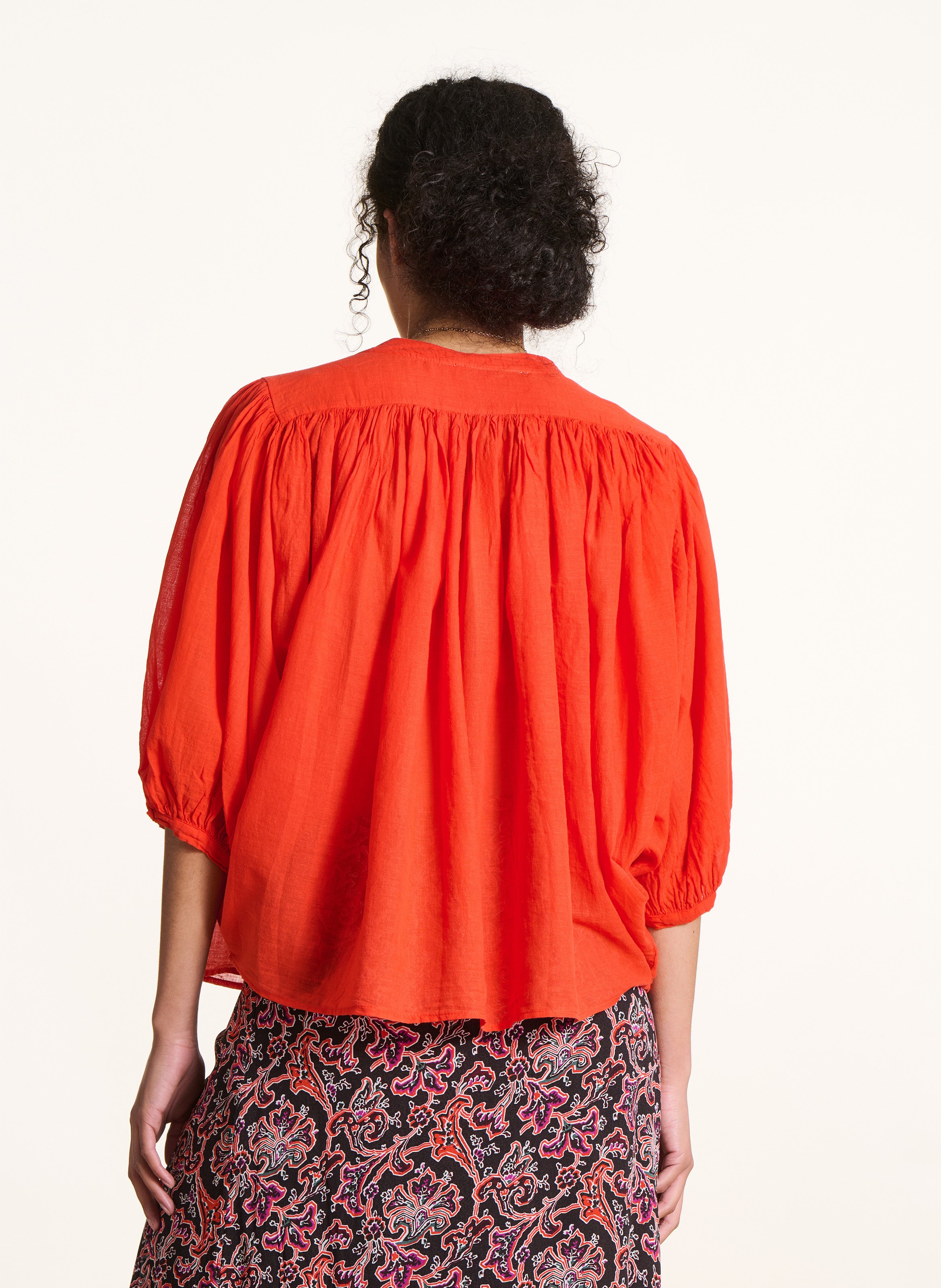 Capri plain oversized shirt LA FEE MARABOUTEE Pink