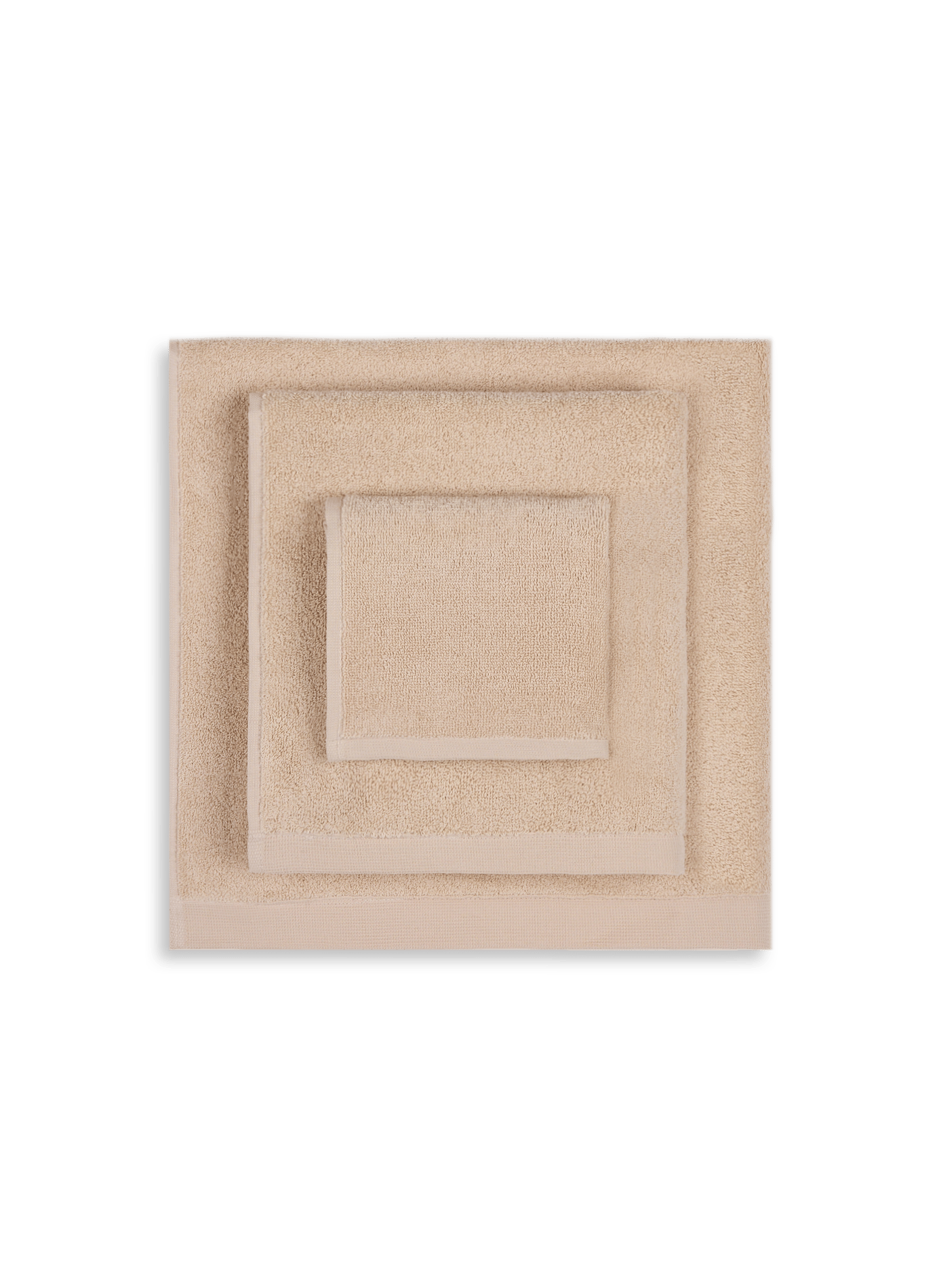 Drap de bain en coton Beige