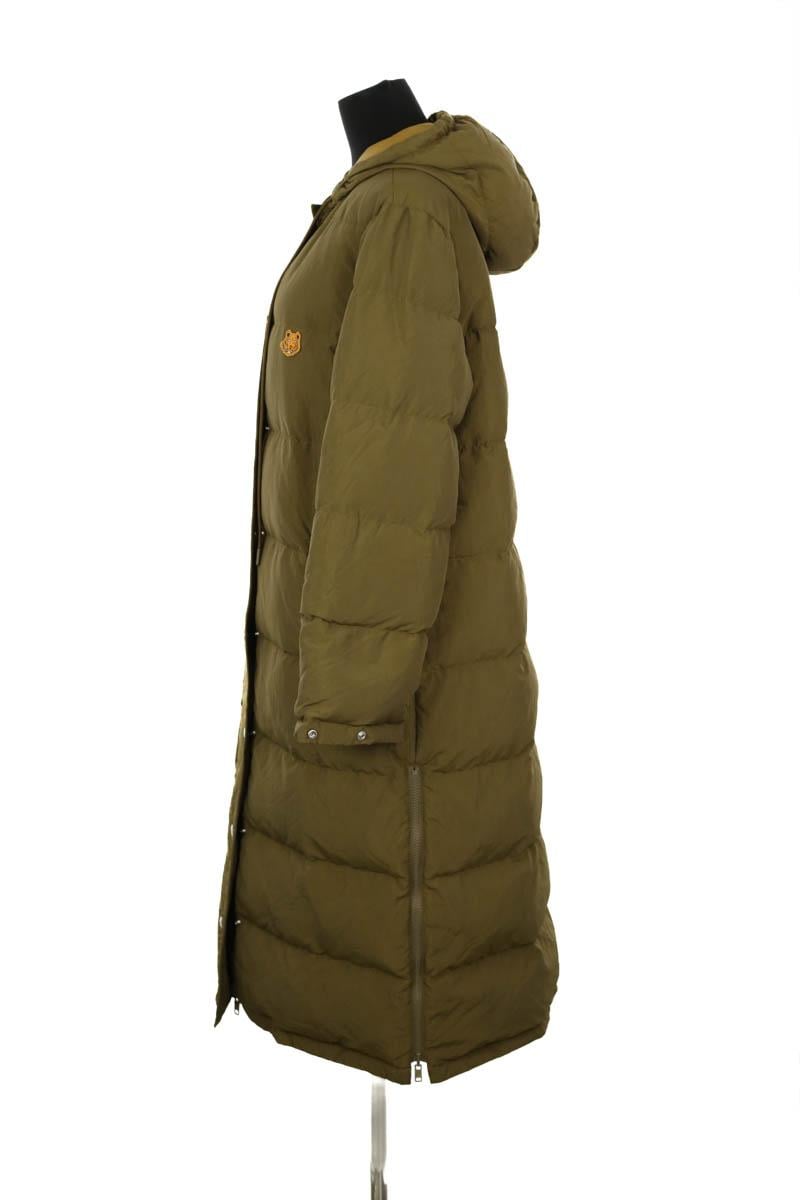 Lightweight quilted padded jacket with high neck KENZO - SECONDE MAIN Khaki