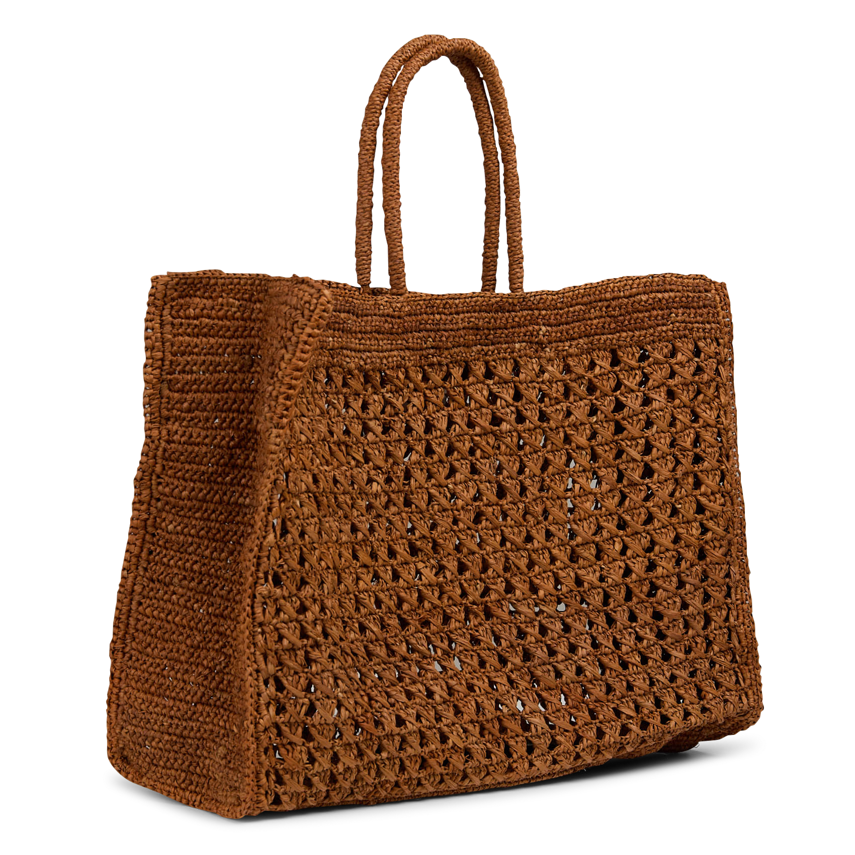 Shopping bag in rafia CAMALYA Beige