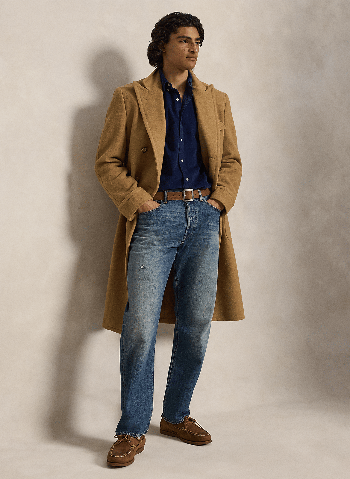 Regular-fit corduroy shirt with button-down collar POLO RALPH LAUREN Blue