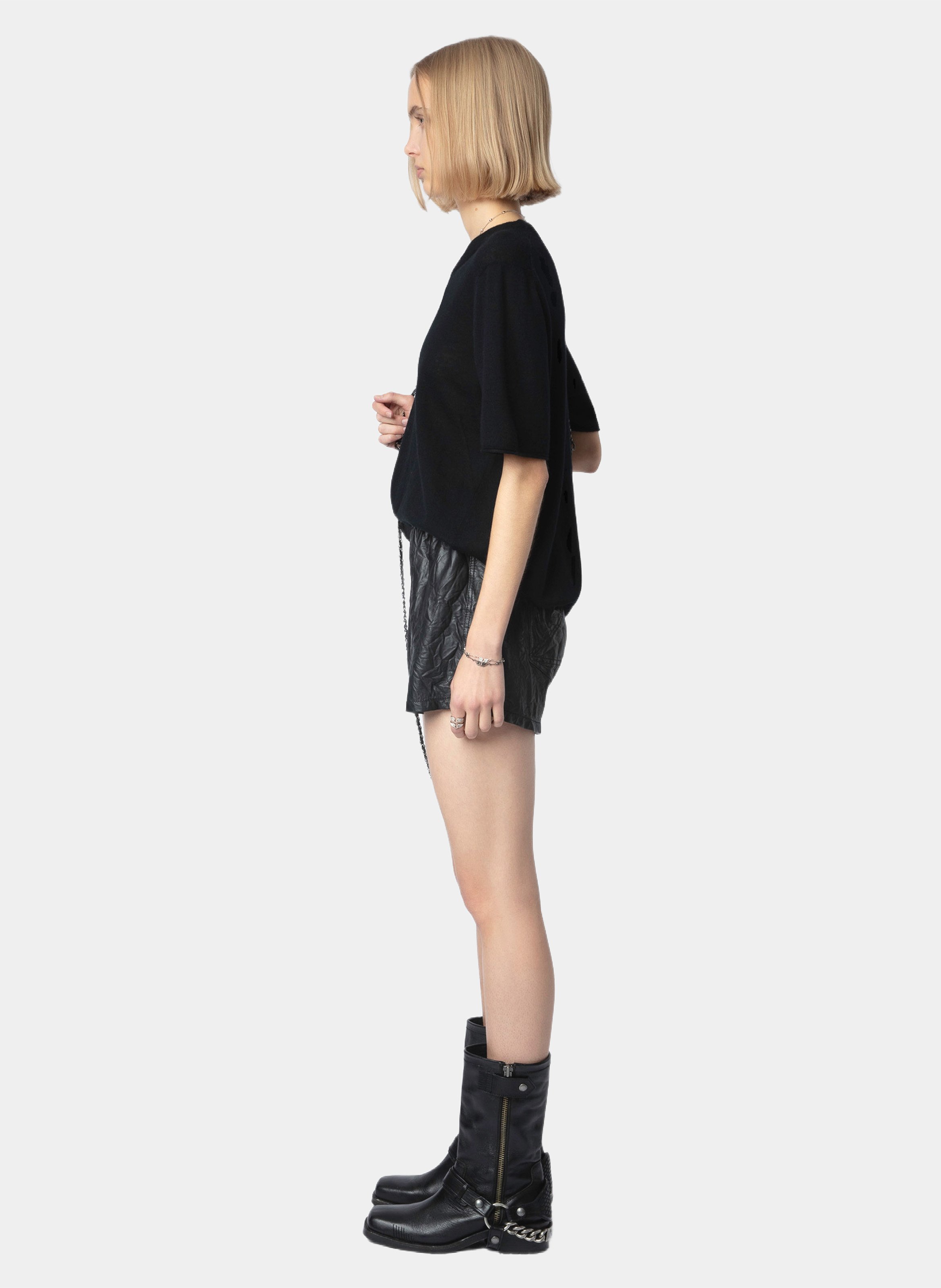 Rundhalspullover aus Kaschmir ZADIG&VOLTAIRE Schwarz