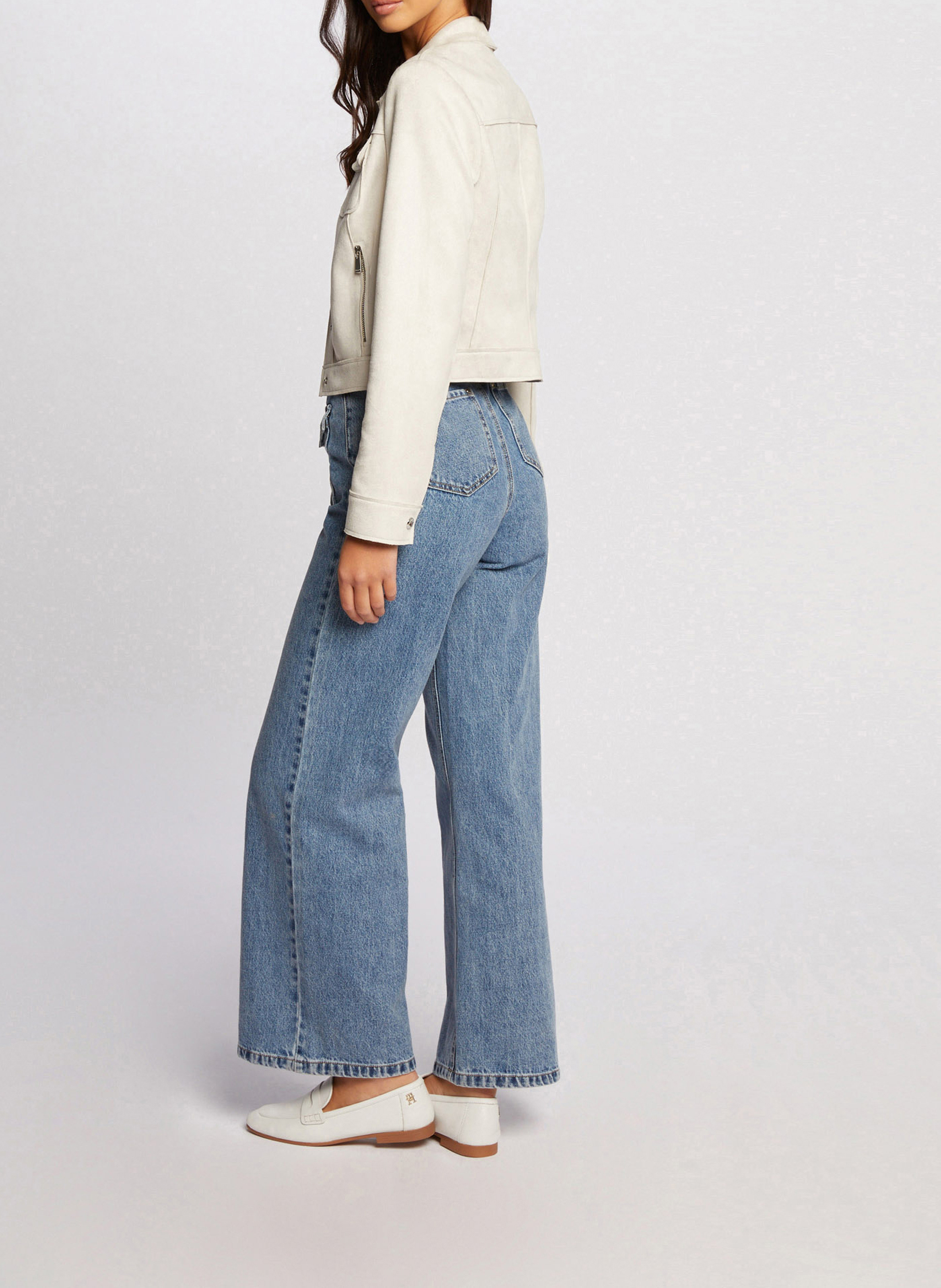 Short velvet jacket MORGAN Beige