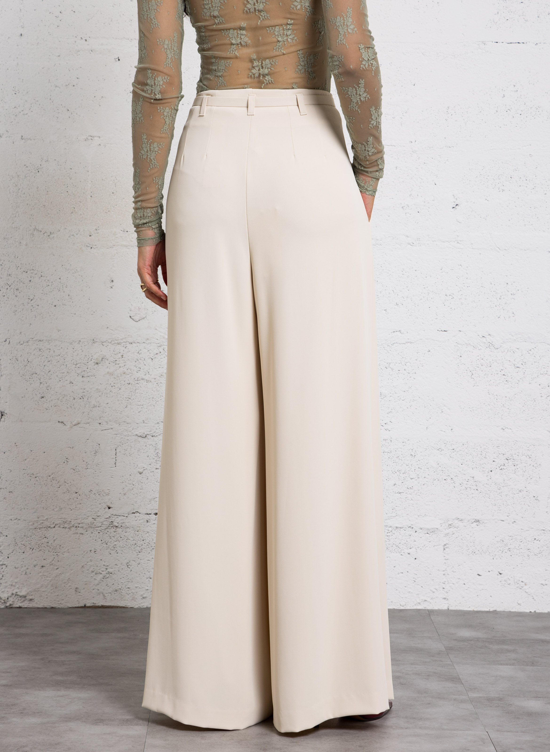 Wide-leg pants IMPERIAL Beige