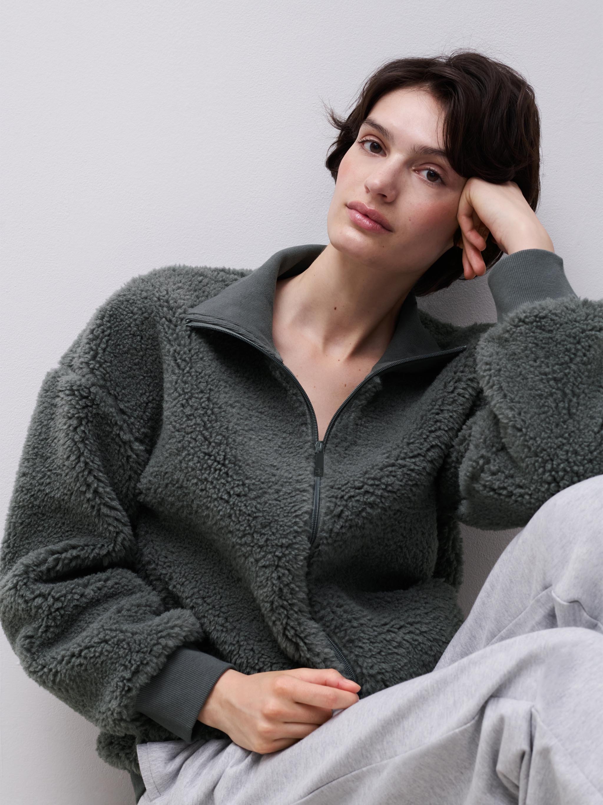 Fleece jacket CHANTELLE Grey