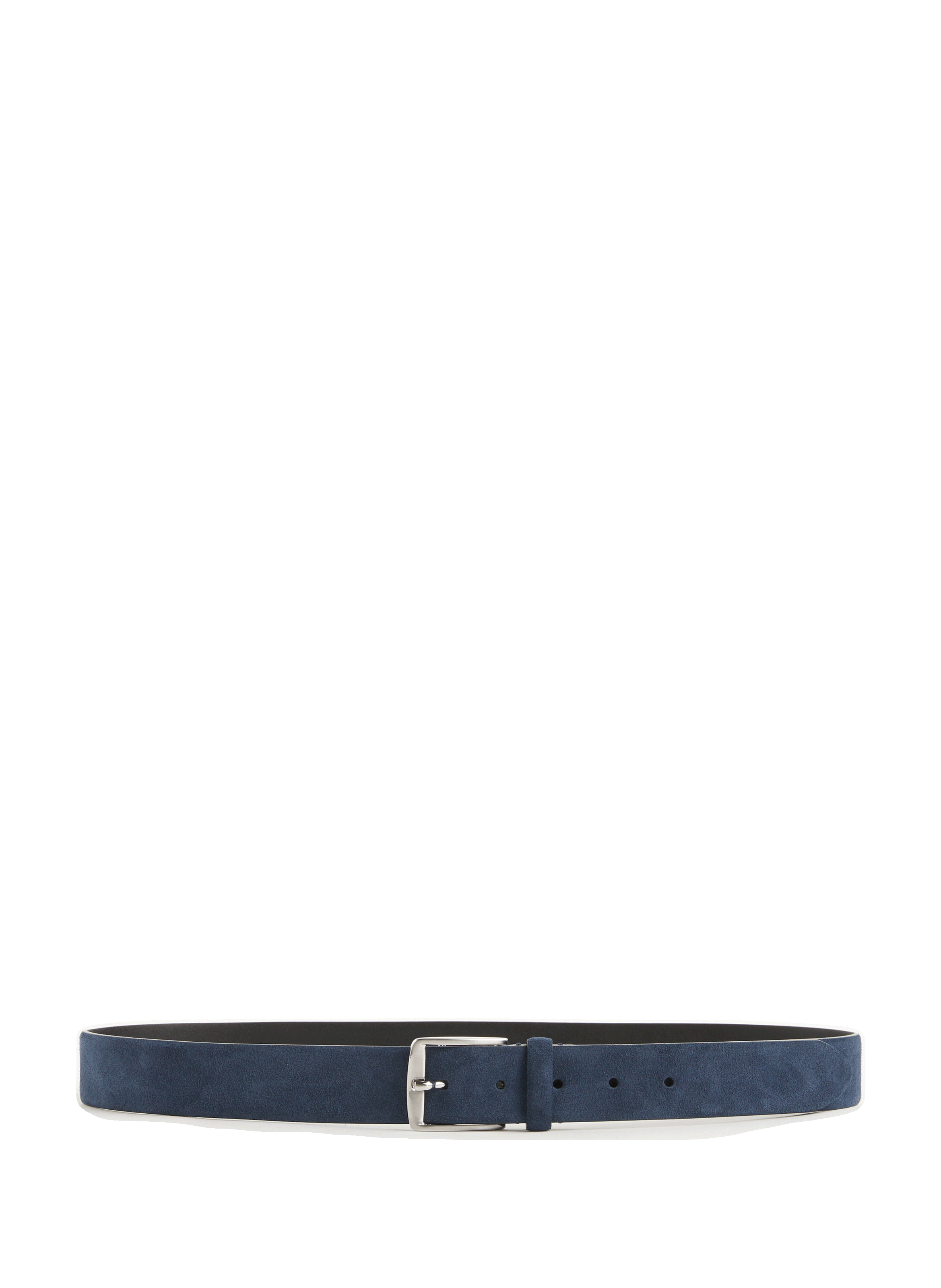Belt in cowhide leather lem 98121/01 nubuck choc AU PRINTEMPS PARIS Blue