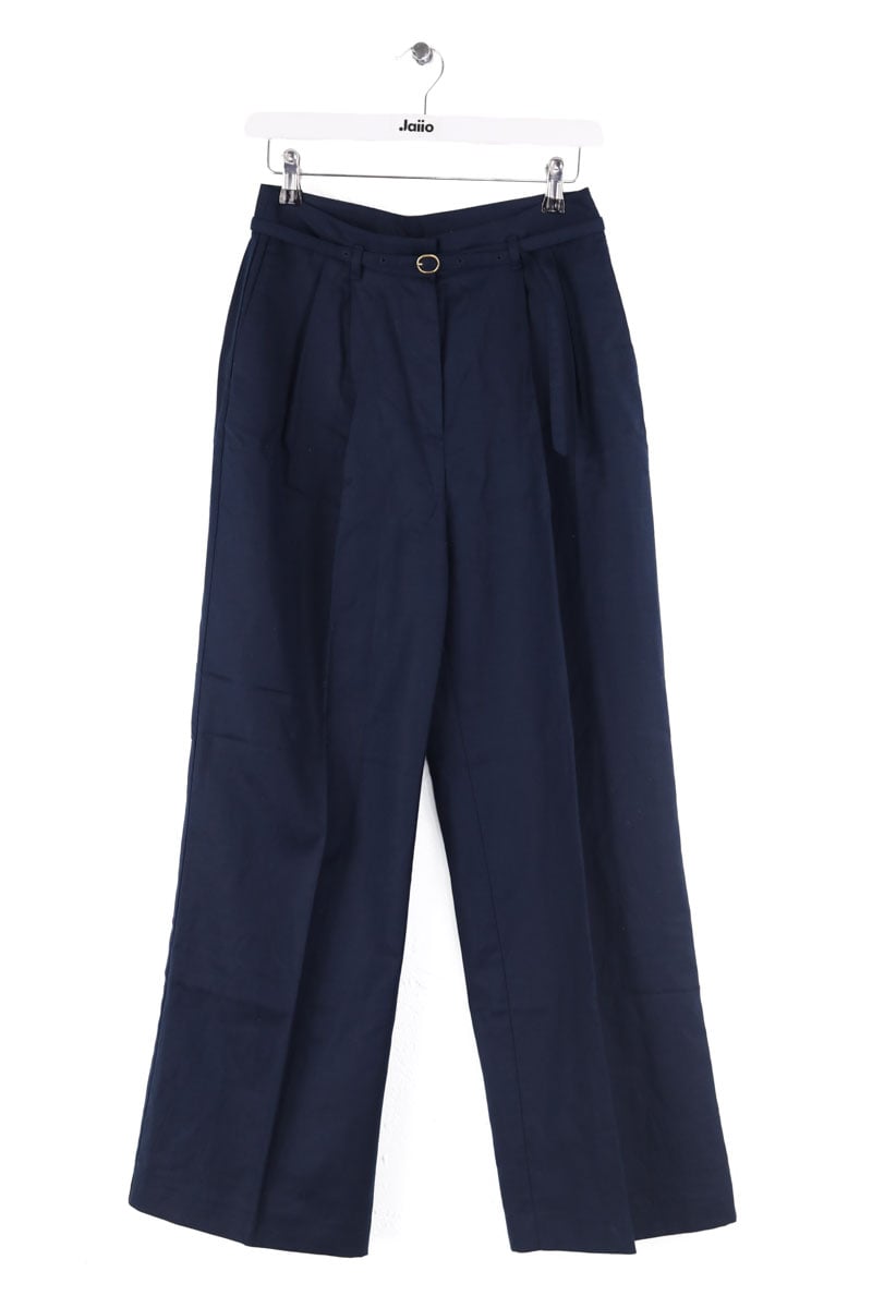 Wide-leg pants TOMMY HILFIGER - SECONDE MAIN Blue