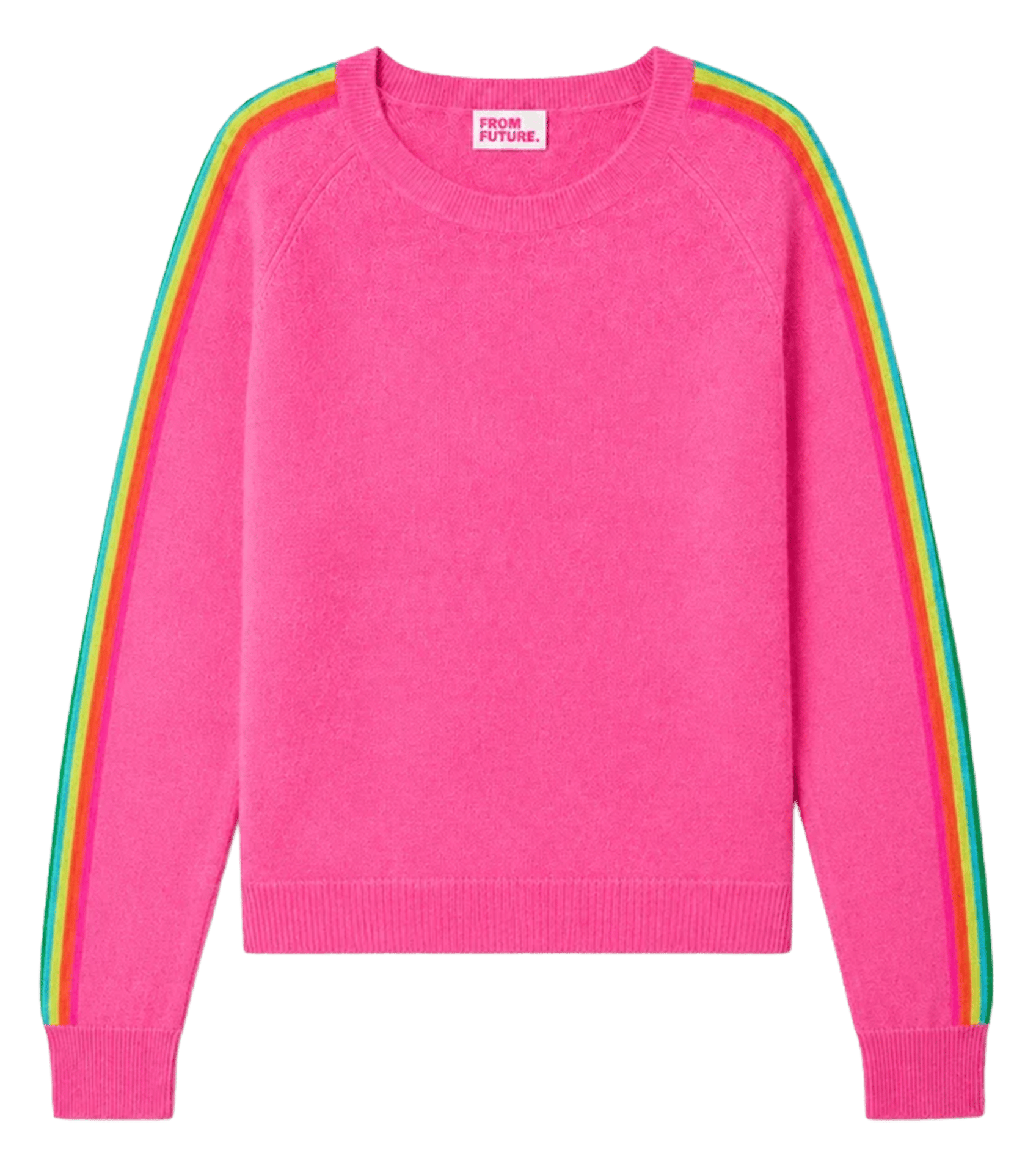 Pull droit en cachemire FROM FUTURE Rose