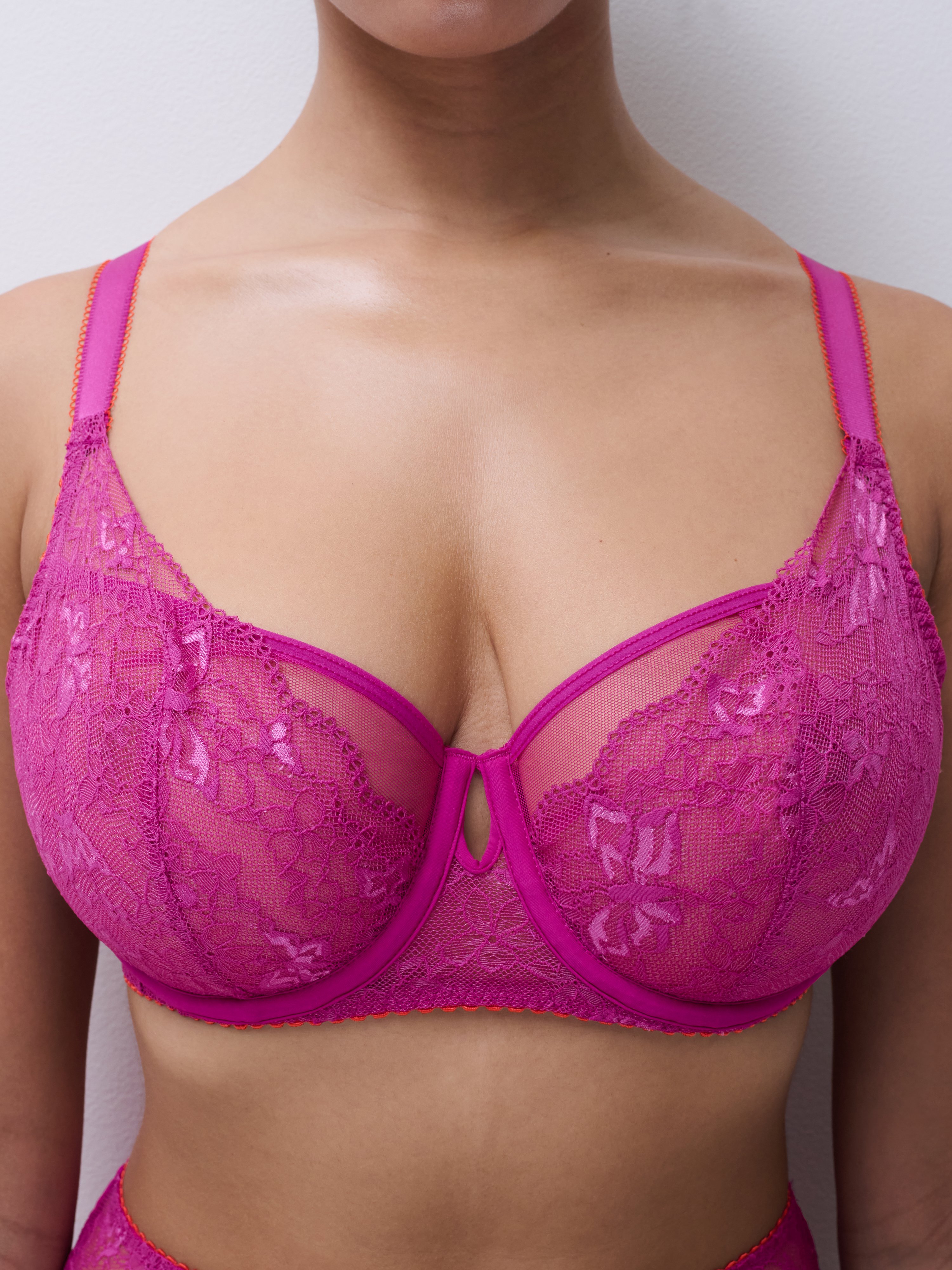 Demi-cup bra CHANTELLE PULP Pink