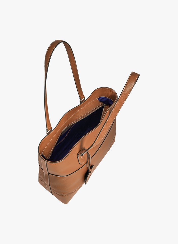 Grand Sac Cabas En Cuir Romy Tan Le Tanneur Femme Place des