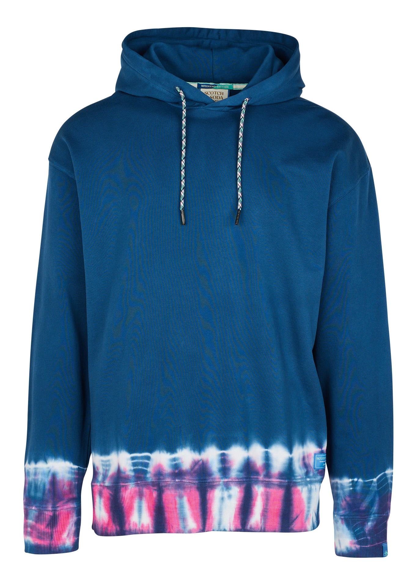 Loose-fit Tie-dye Print Cotton Hoodie Combo A Scotch And Soda - Men | Place  des Tendances