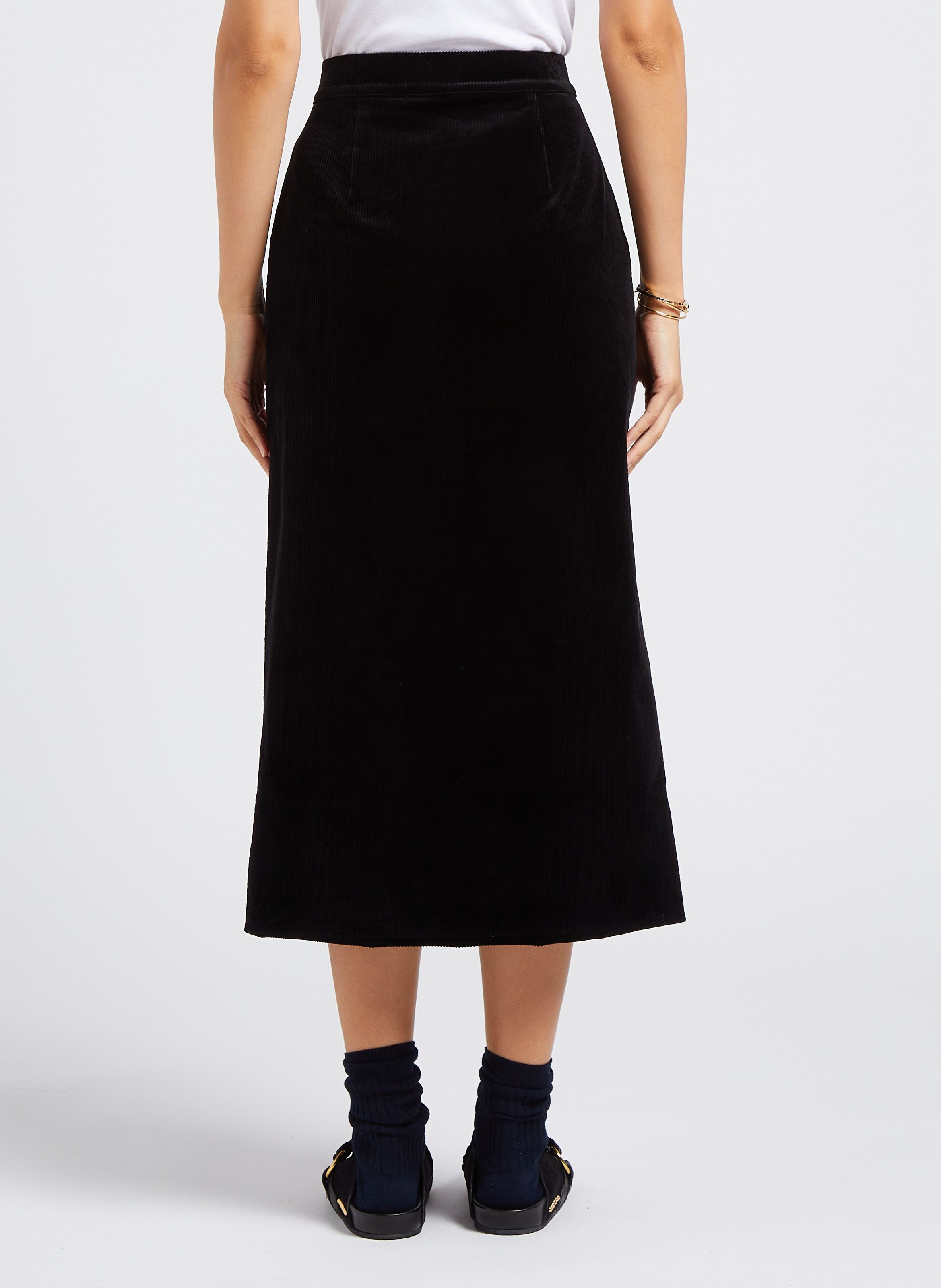 Pencil cut hotsell skirt black