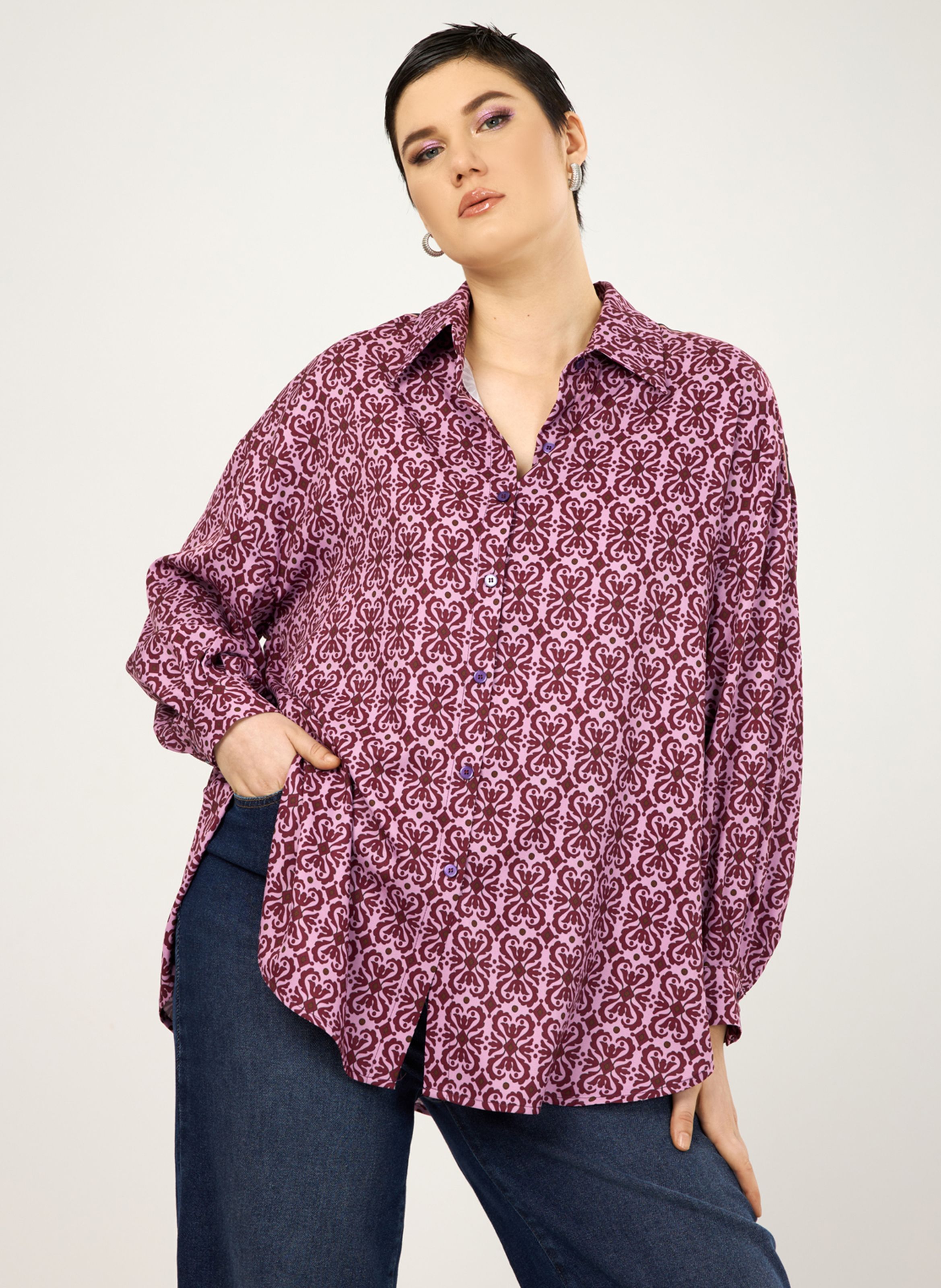 Bordeaux rode blouse discount dames