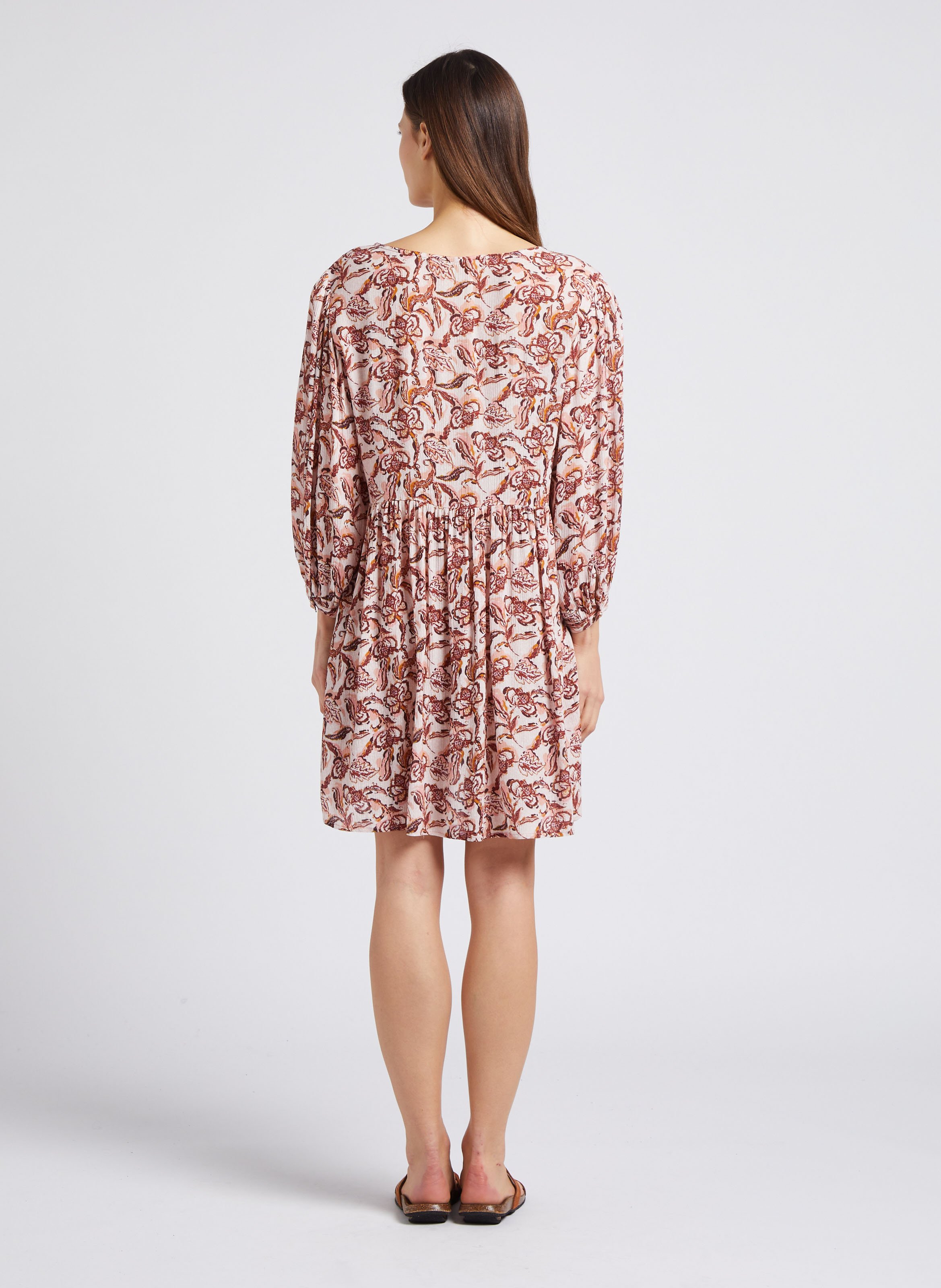 Short printed V-neck dress LA PETITE ETOILE Multicolored