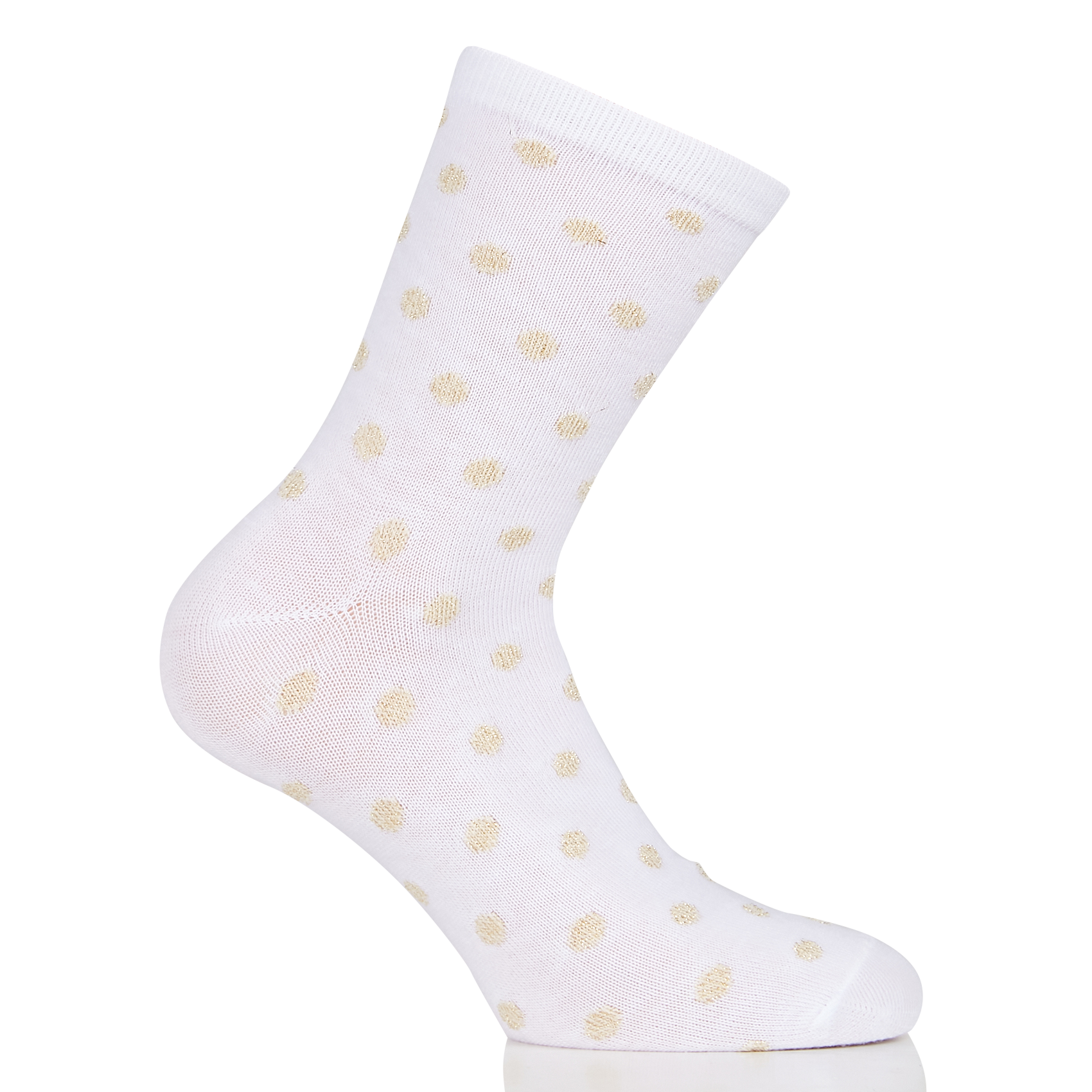 Pack of two pairs of printed socks PIECES Beige