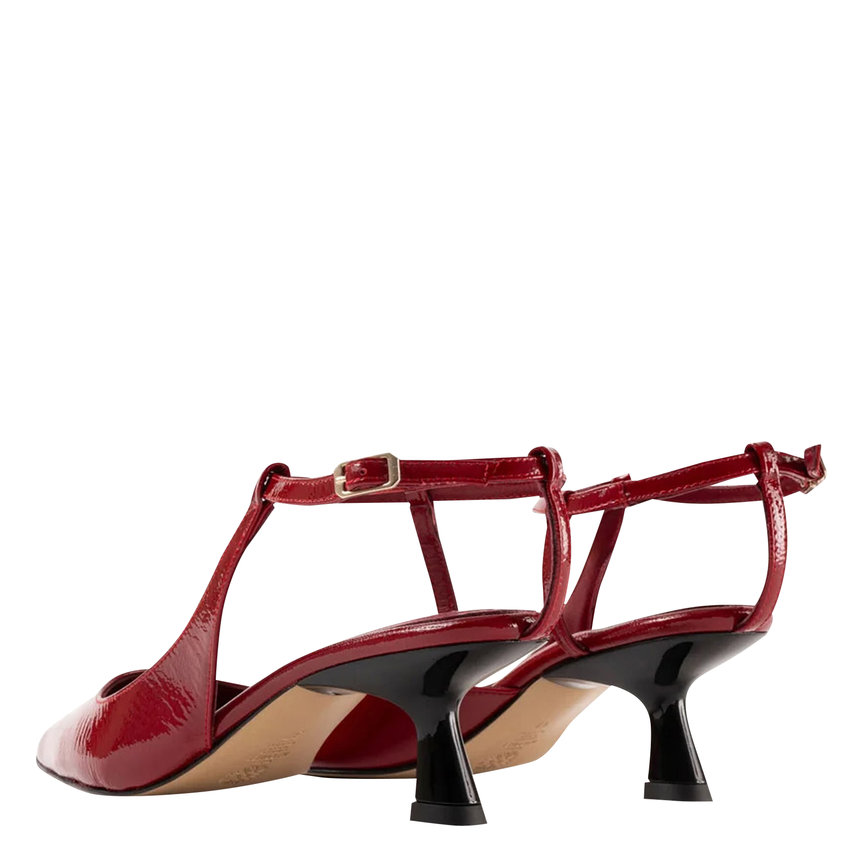 Escarpins en cuir vernis SOULIER MARTINEZ Rouge