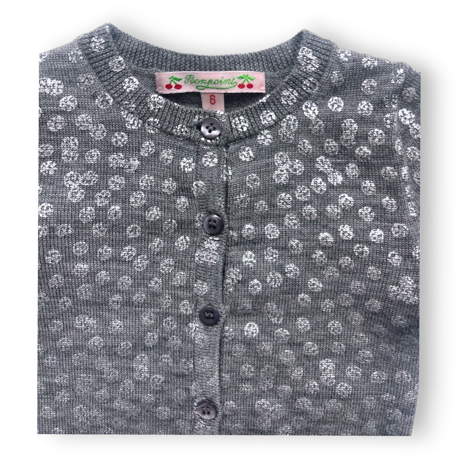 Baby grey cardigan - 6 months BONPOINT - Seconde Main Grey