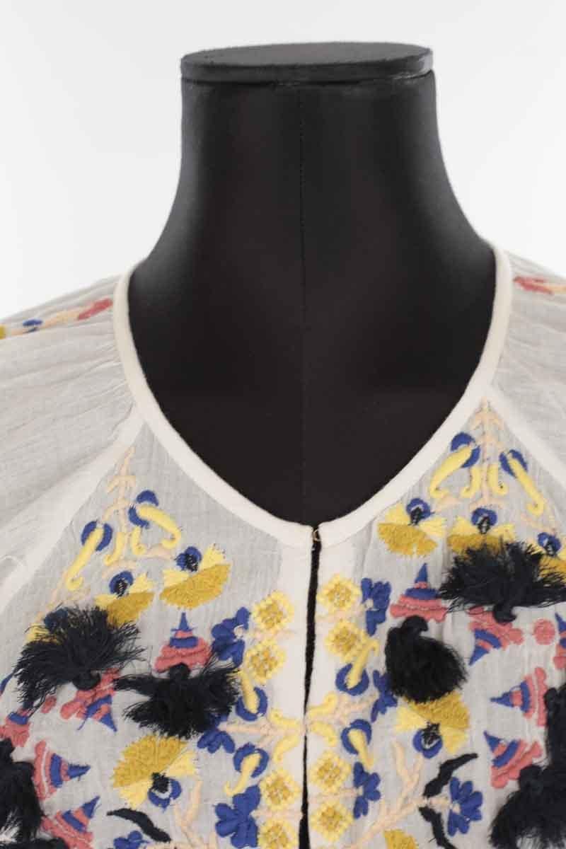 Cotton blouse ANTIK BATIK - Seconde Main White