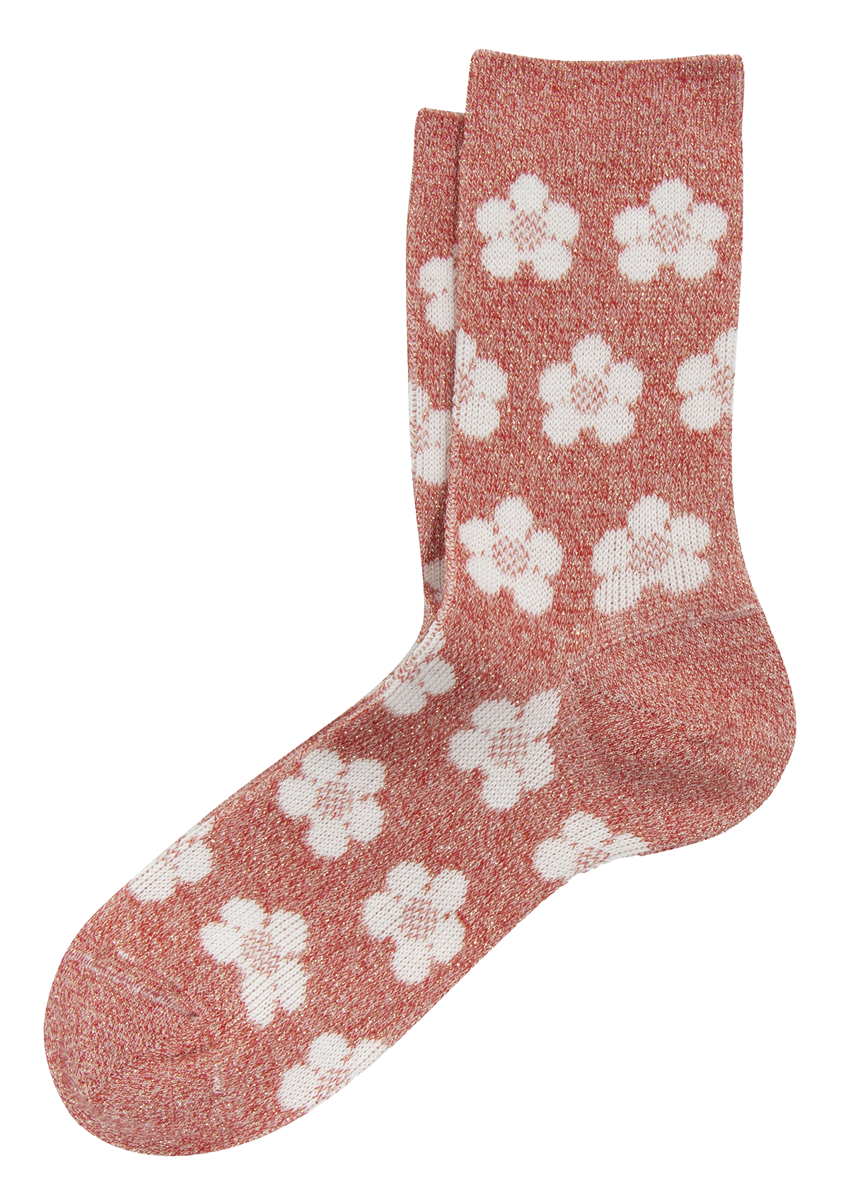Chaussettes en coton bio mélangé imprimé ANT45