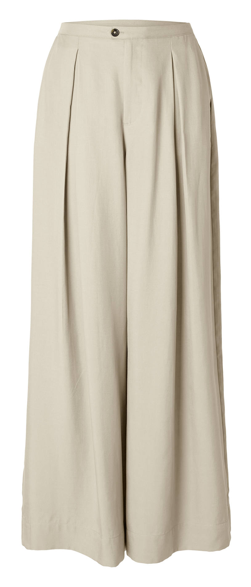 Pantalon large SELECTED Beige