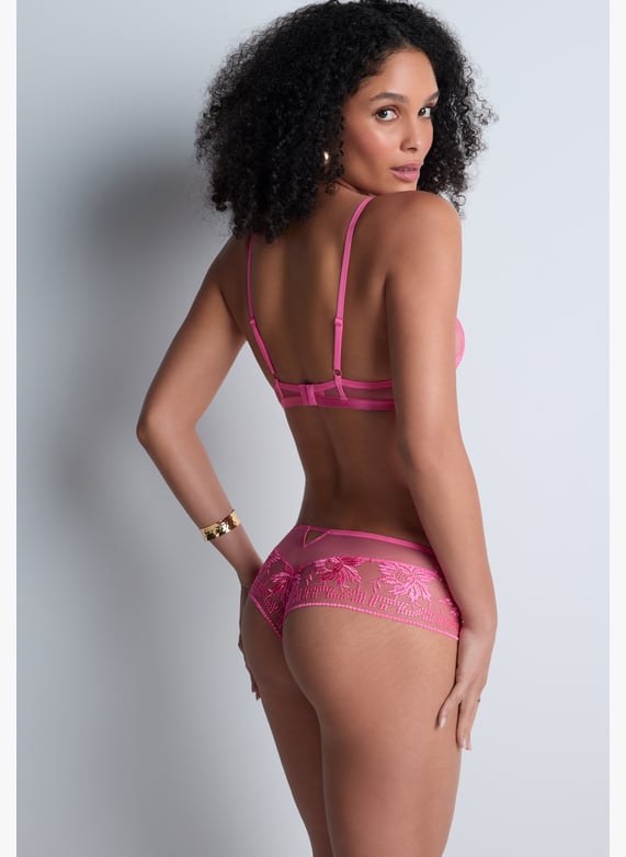 A la Folie kohl black underwired triangle bra | Pink by AUBADE A la Folie kohl black underwired triangle bra Pink